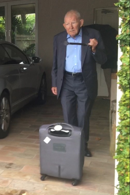 Sir Ron Brierley on the eve of his appearance at a Sydney court on charges of possessing child pornography. Photo / David Fisher