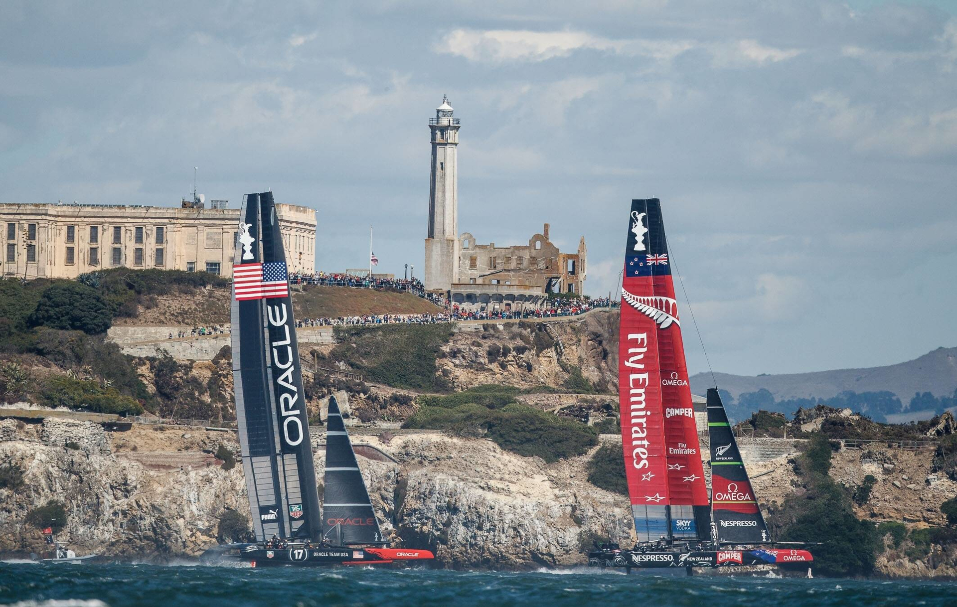 Jimmy Spithill's Oracle Team USA beat Team New Zealand in the 2013 America's Cup in what was one of sport's most remarkable comebacks. Photo / Photosport