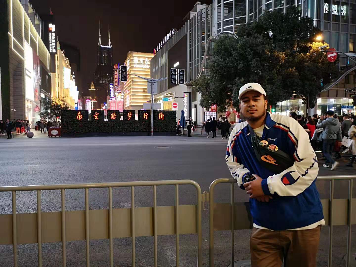Actor Haanz Fa'avae-Jackson in Shanghai, China. Photo / Supplied