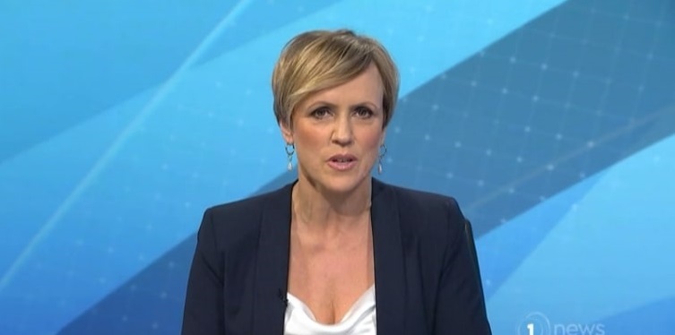 Hilary Barry fronting up on the news