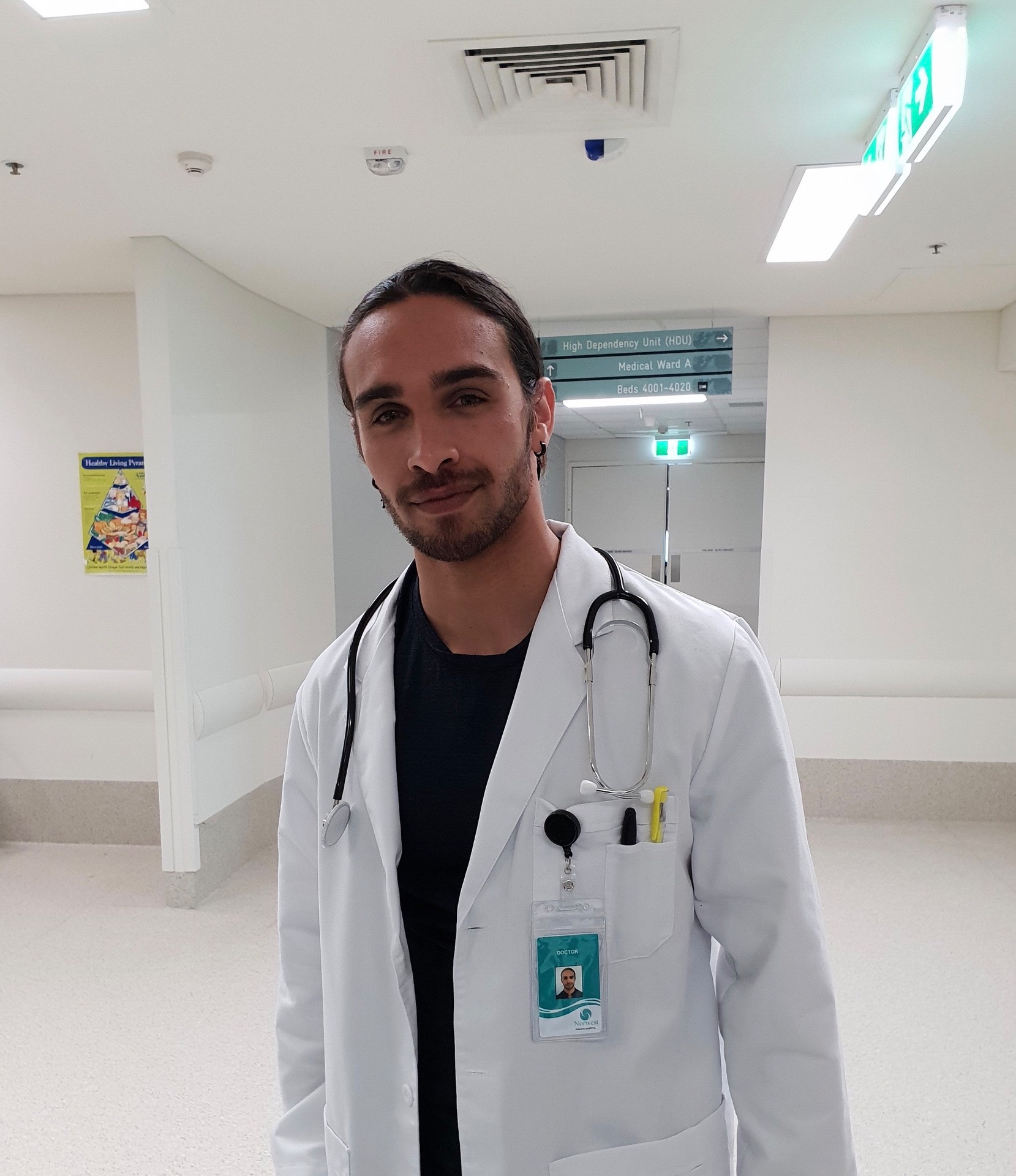 Webber played a doctor in US indie film Nomad set to be released next year. Photo / Supplied