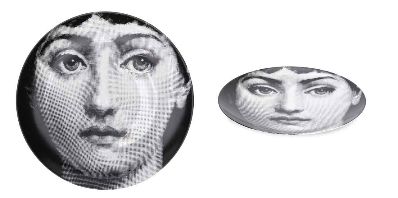 Fornasetti Face Print Plate - Farfetch  Face drawing, Fornasetti, Piero  fornasetti