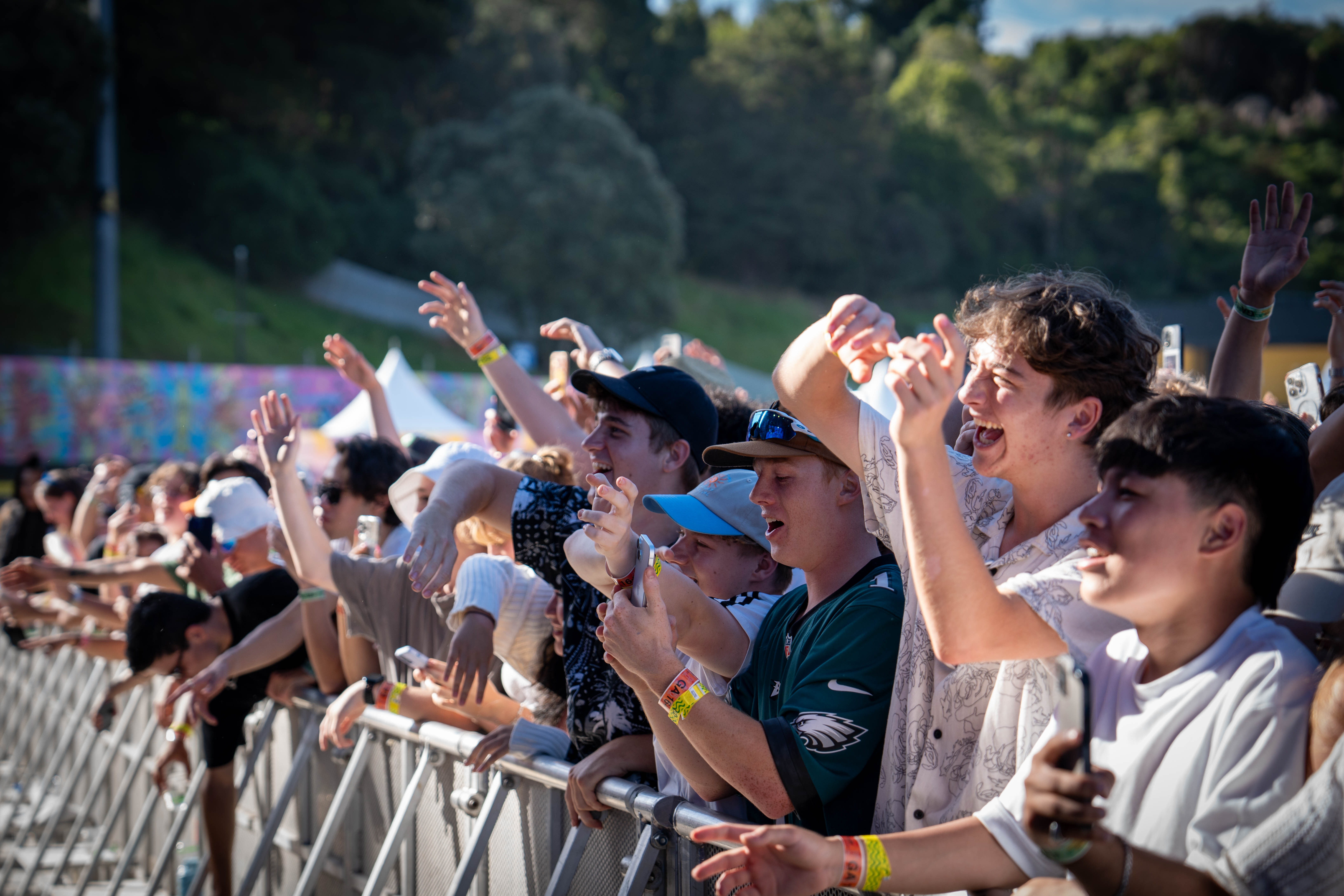 The crowd was pumping at Laneway 2024. Photo / Carson Bluck