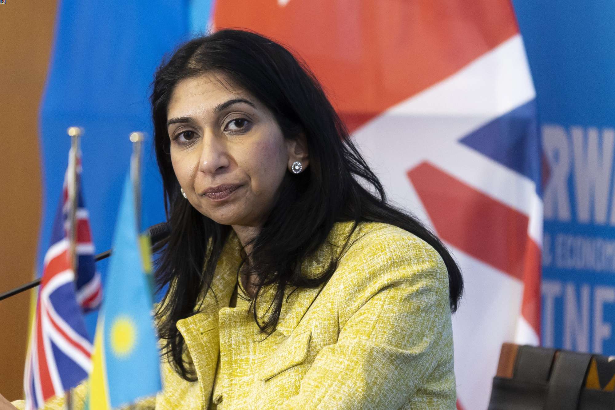 British Home Secretary Suella Braverman has been fired. Photo / AP