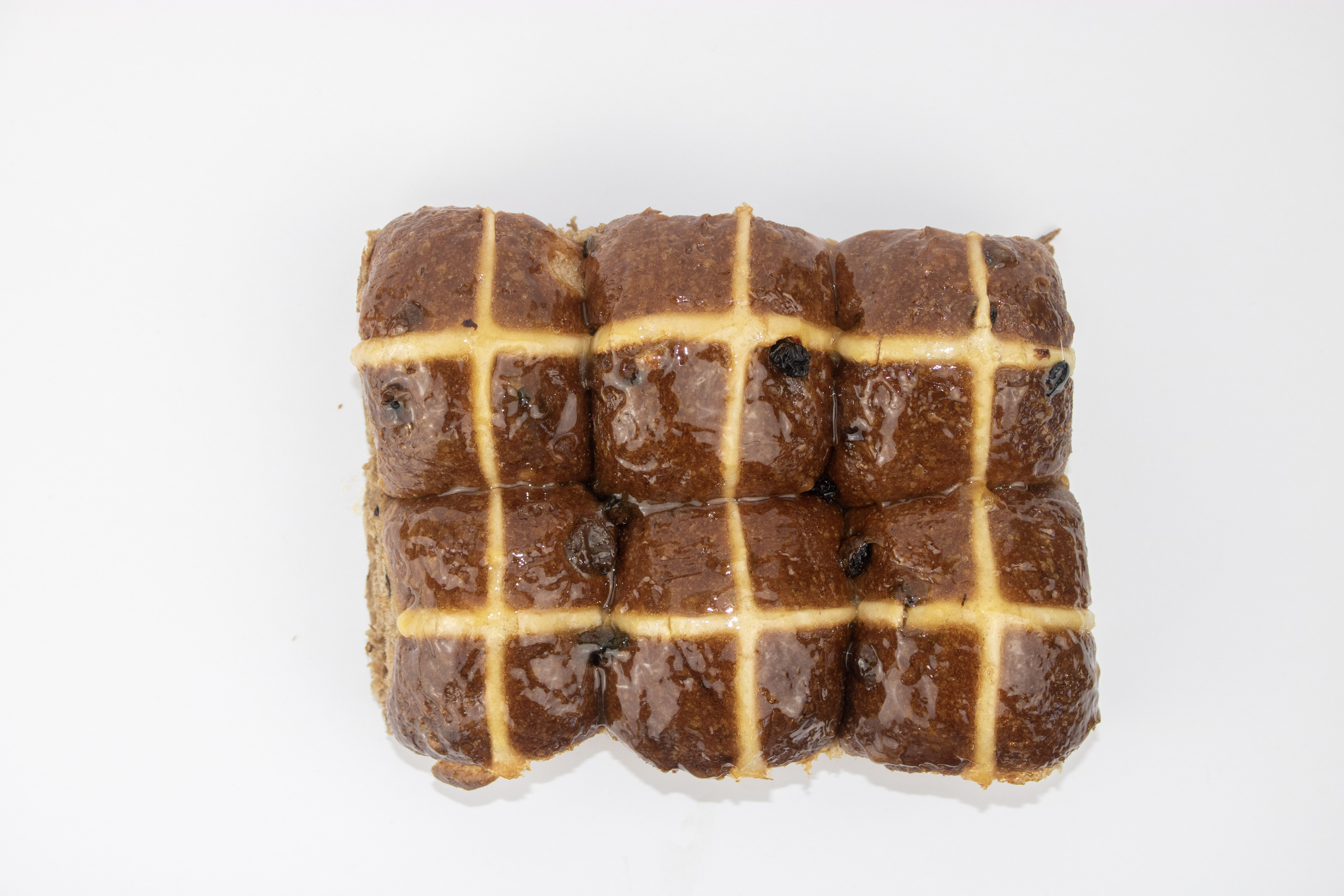 Daily Bread's sourdough hot cross buns. Photo / Supplied