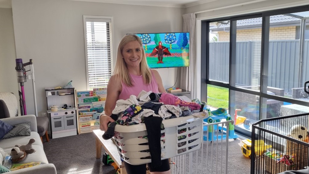 Anna Catley, 31, from Napier, has spoken out about the true cost of going back to work after having children. Photo / Supplied