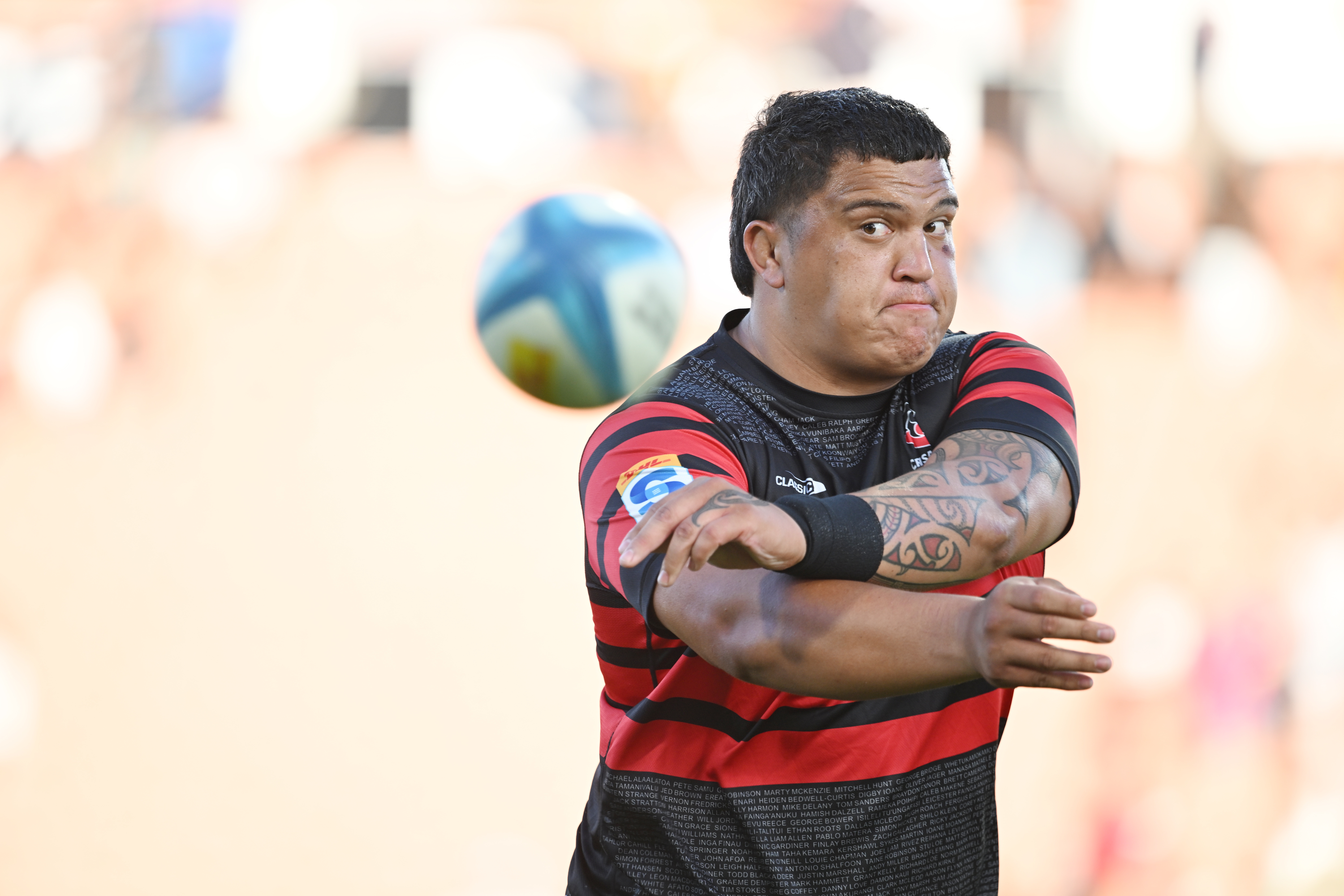 Tamaiti Williams is in hospital, battling an infection in his spine. Photo / Photosport