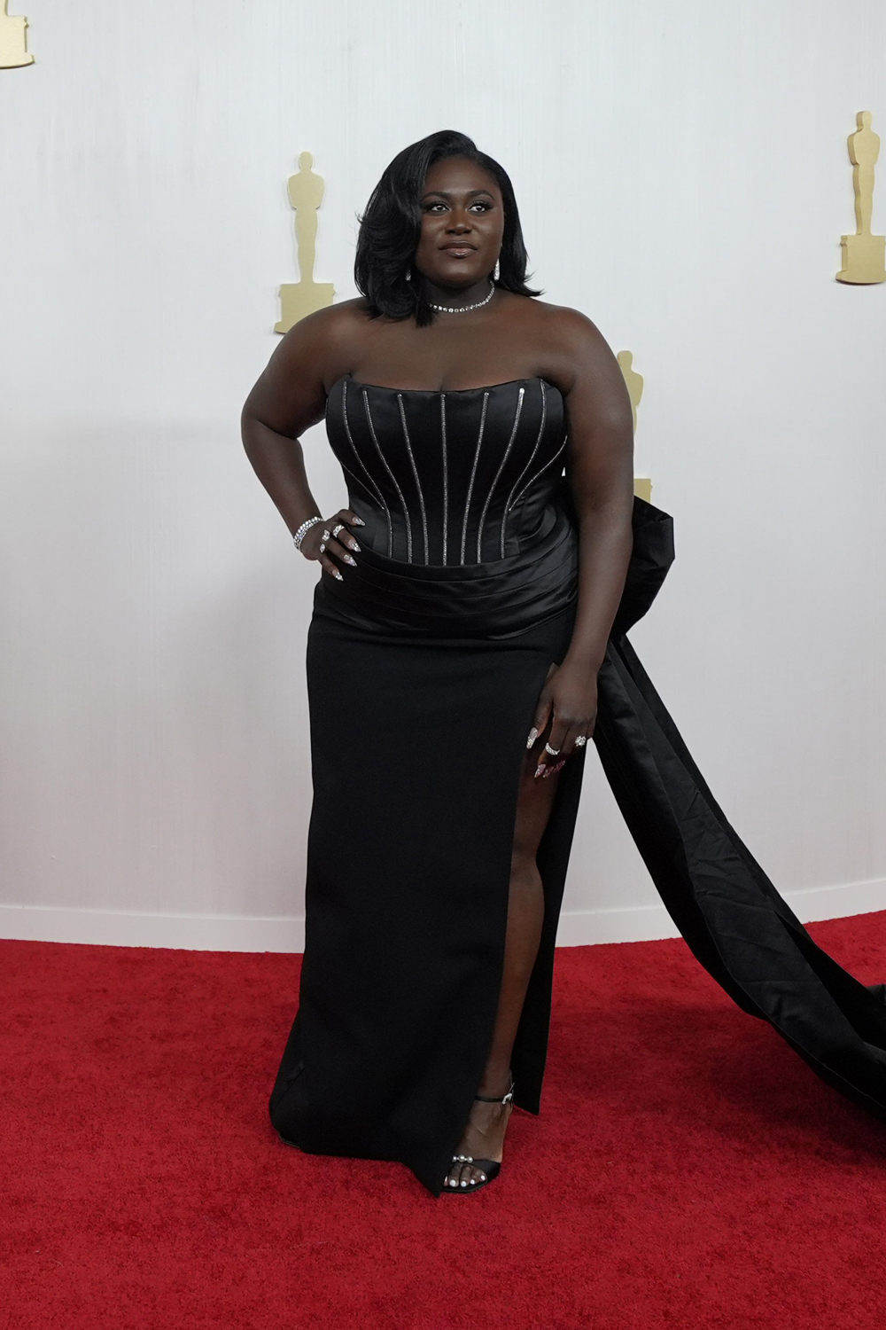 Danielle Brooks arrives at the Academy Awards in Los Angeles. Photo / AP