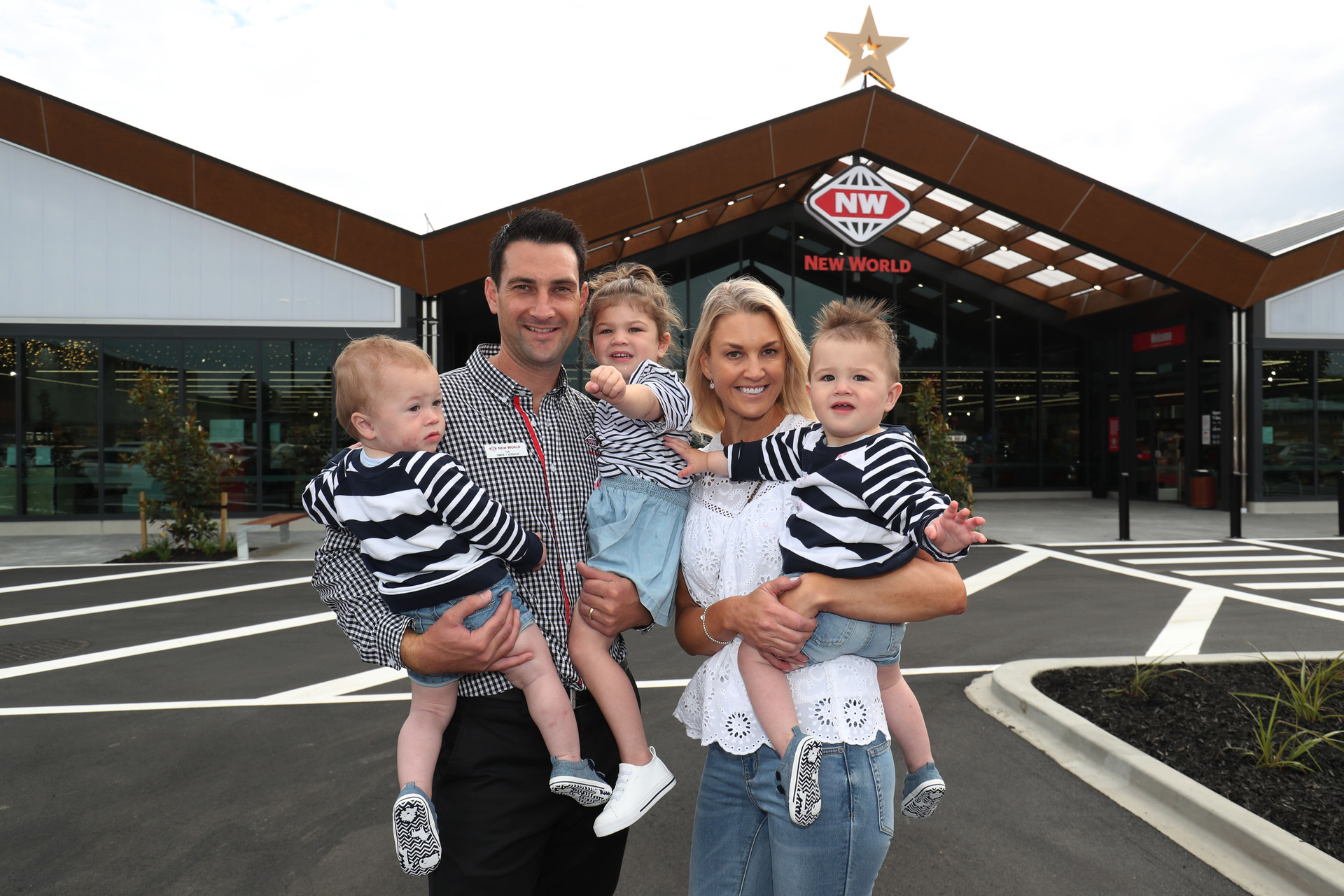 New World's new dark exterior shown at the Pukekohe store, owned and operated at the time it opened by Tim and Joanna Wilson. Photo / Michael Bradley 