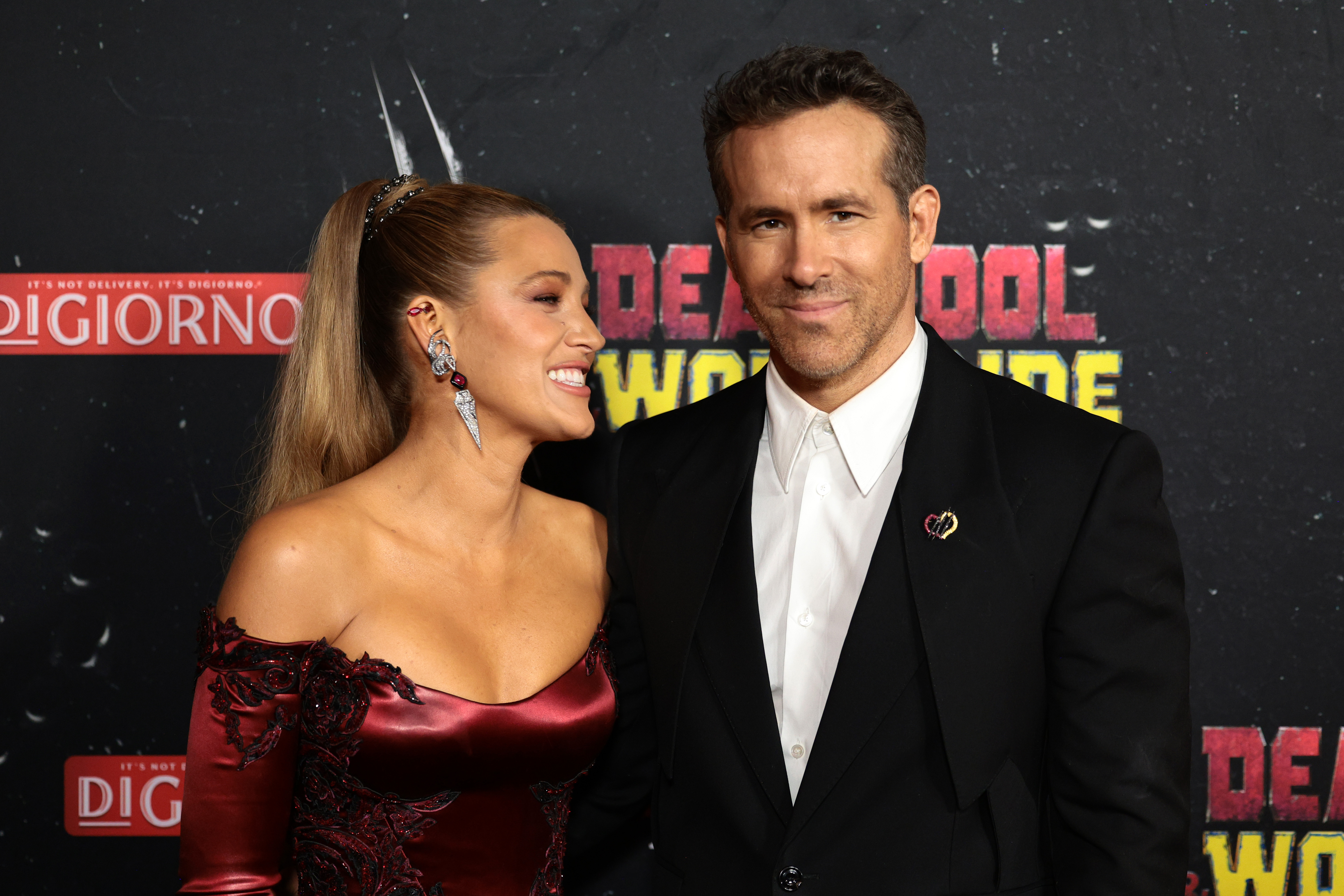 Ryan Reynolds revealed the name of him and Blake Lively's fourth child at the Deadpool & Wolverine premiere in New York City on July 22. Photo / Getty Images