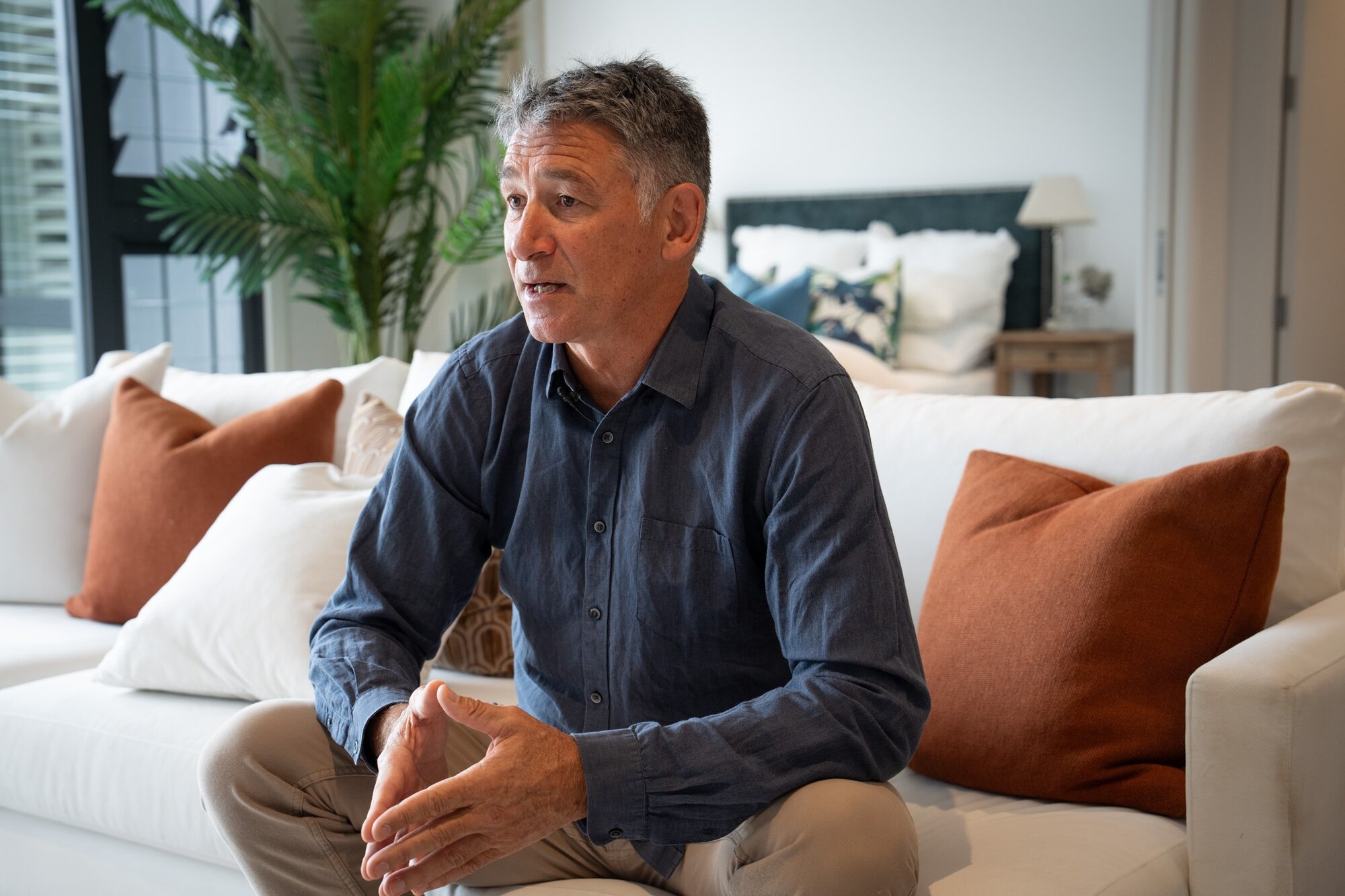  Chris Murphy at the new The Avenue apartments, Remuera Gardens.