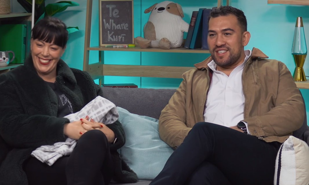 Rob Horne and Amanda Gada as they appeared on TVNZ's The Doghouse.