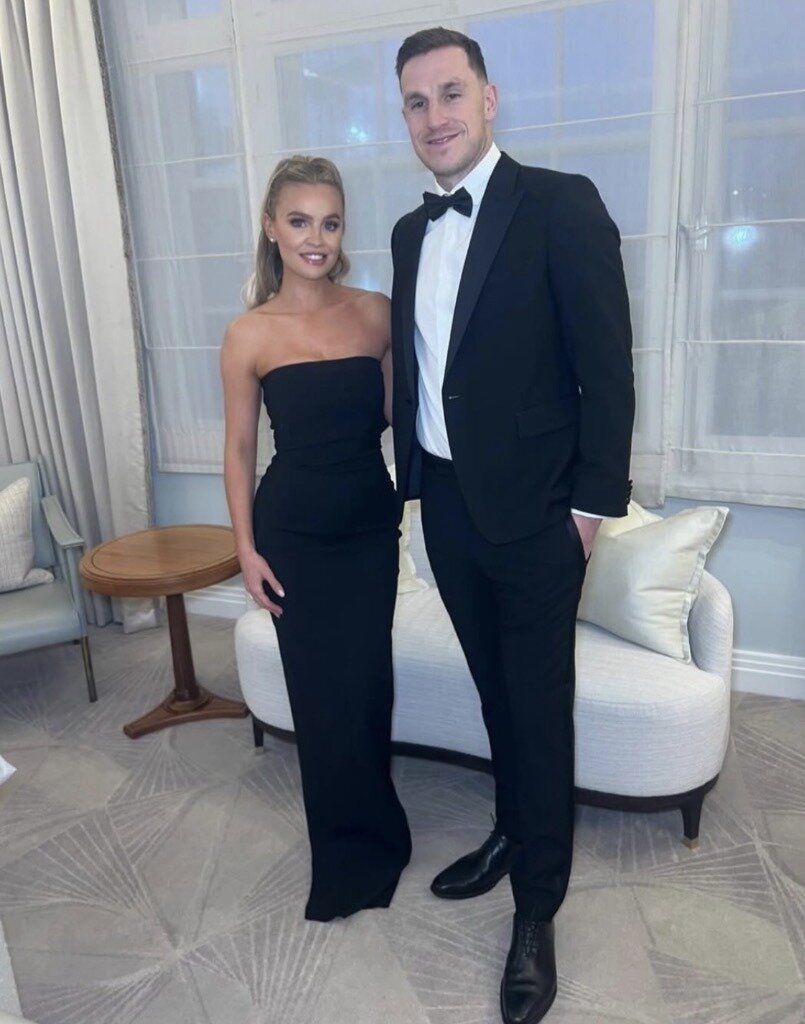 Emma and Chris Wood at the UK New Zealander of the Year awards in London in February. Photo / @Emmaaaaawood 