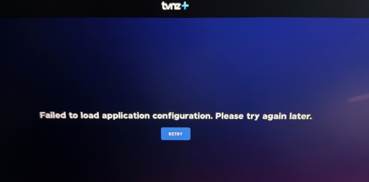 One of the various messages some TVNZ+ users have been served up.