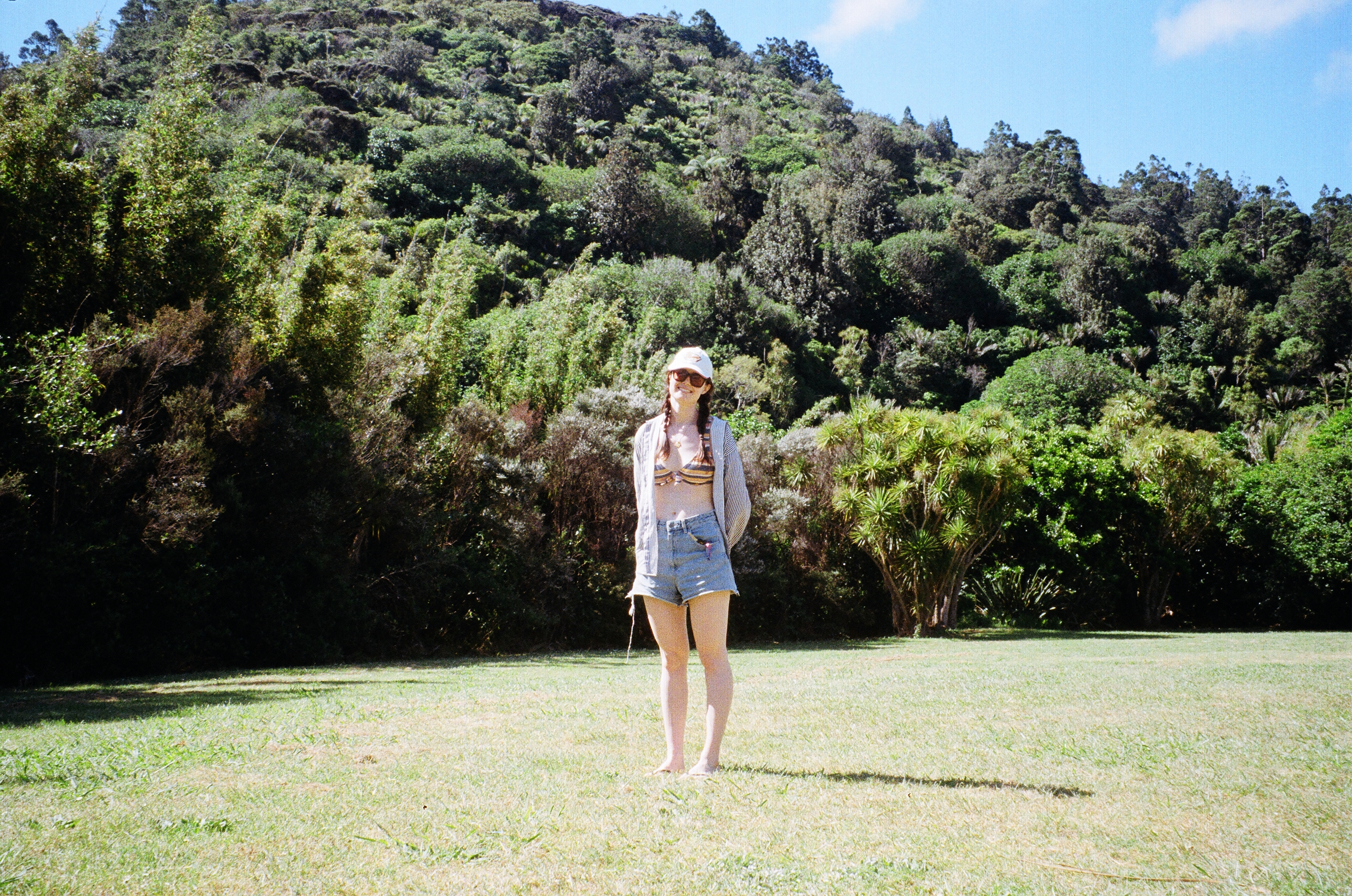 Madeleine Crutchley at Kitekite Falls Track, West Auckland.