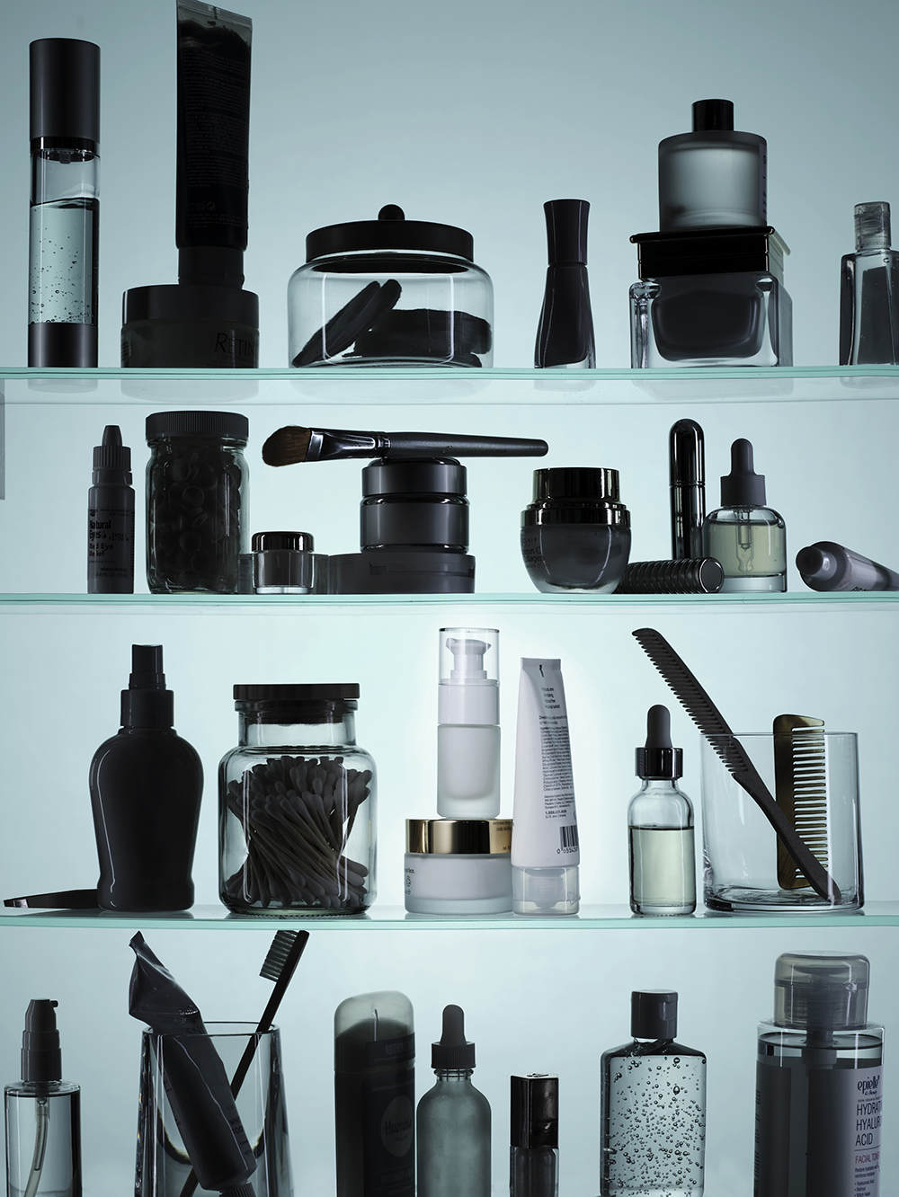 Too many products can stress out your skin. Here’s how to scale back. Prop stylist / Megan Caponetto. Photo / Travis Rathbone, The New York Times