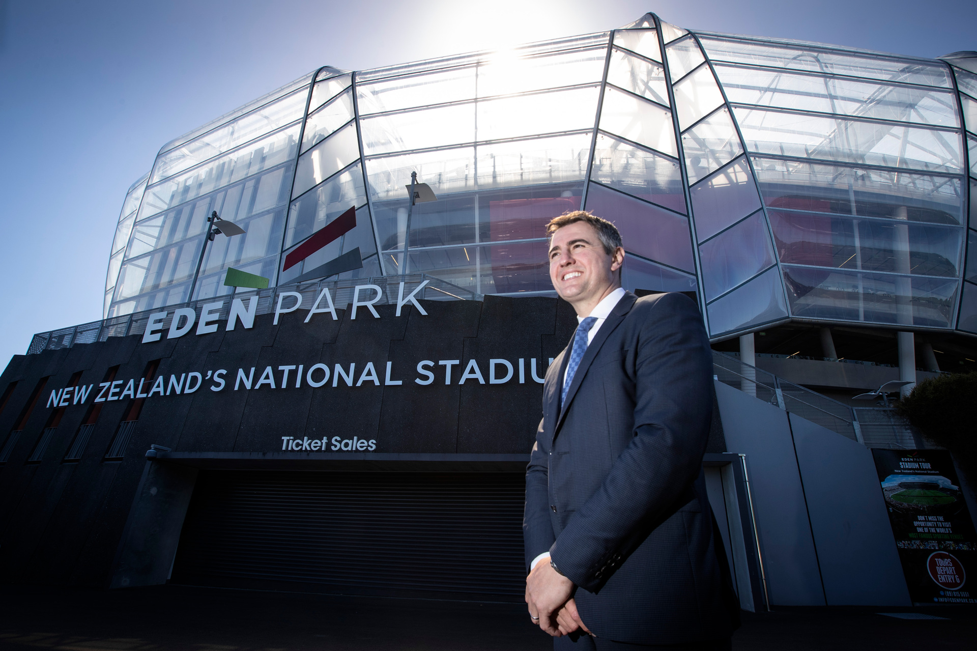 Eden Park chief executive Nick Sautner. Photo / Jason Oxenham