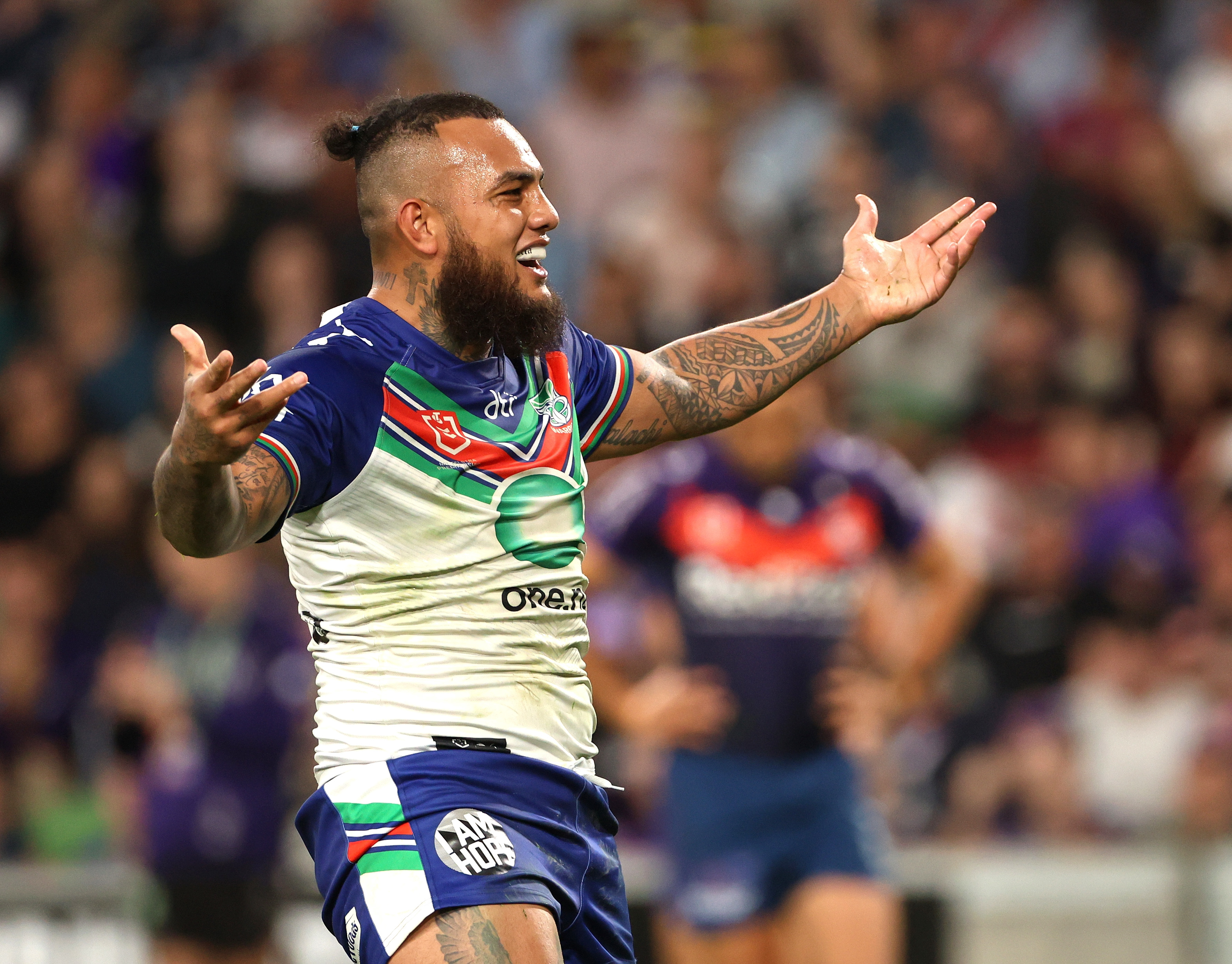 Addin Fonua-Blake is expected to stay at the Warriors for 2024. Photo / Photosport