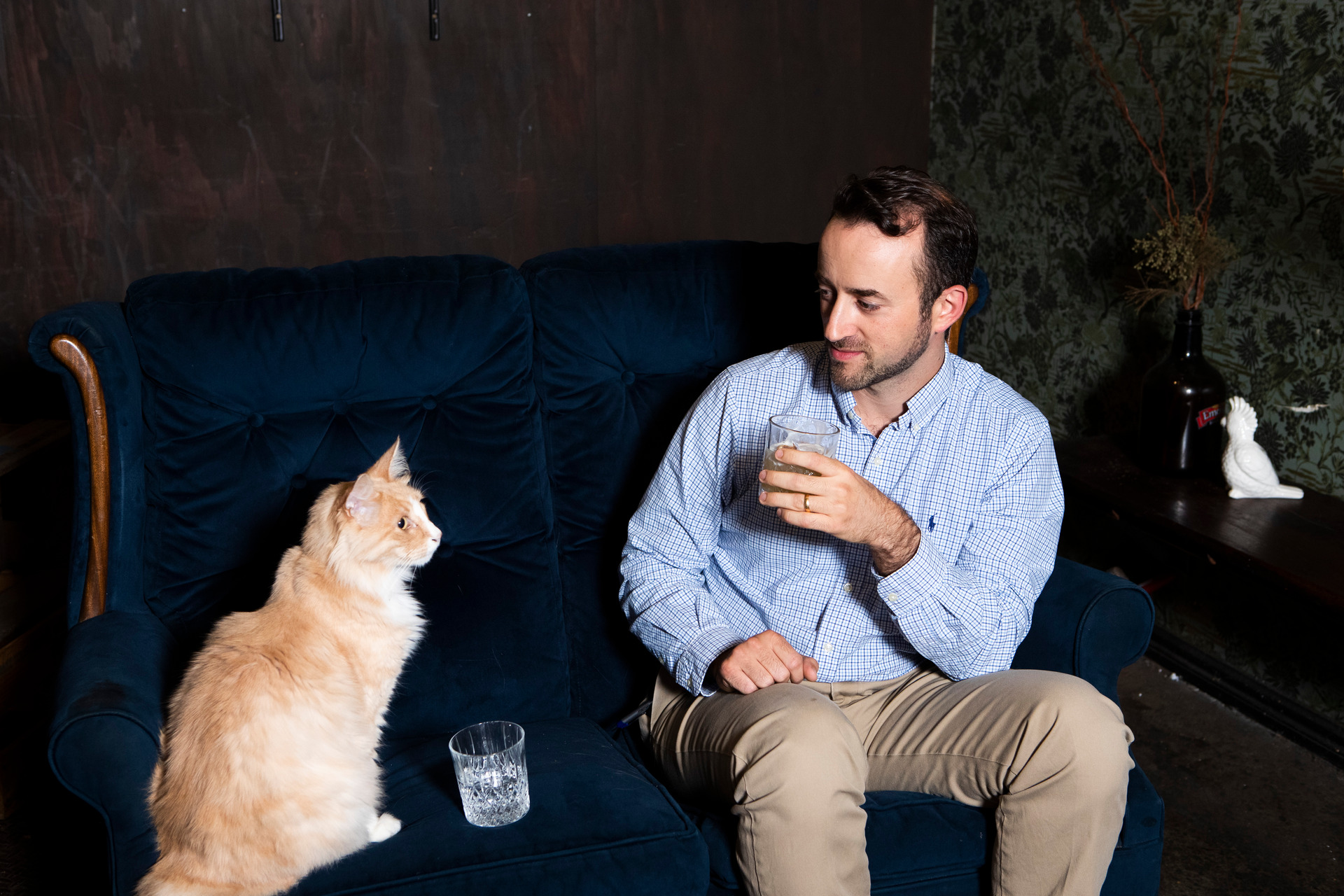 Mittens and Silvio Bruinsma at LBQ. Photo / Nicola Edmonds