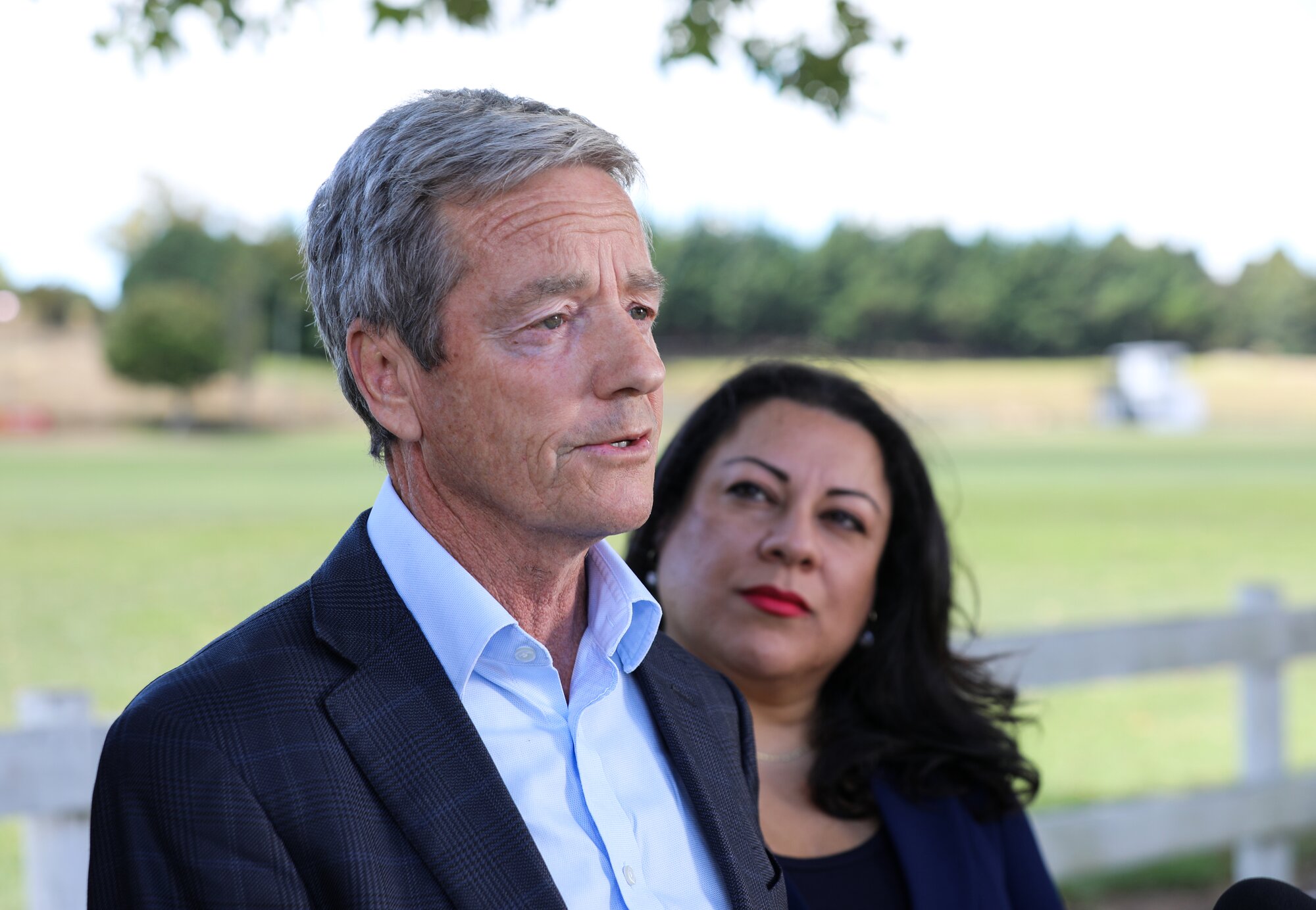 Andrew Bayly fronts media after resigning for ‘inappropriate’ incident with staffer. Photo /RNZ