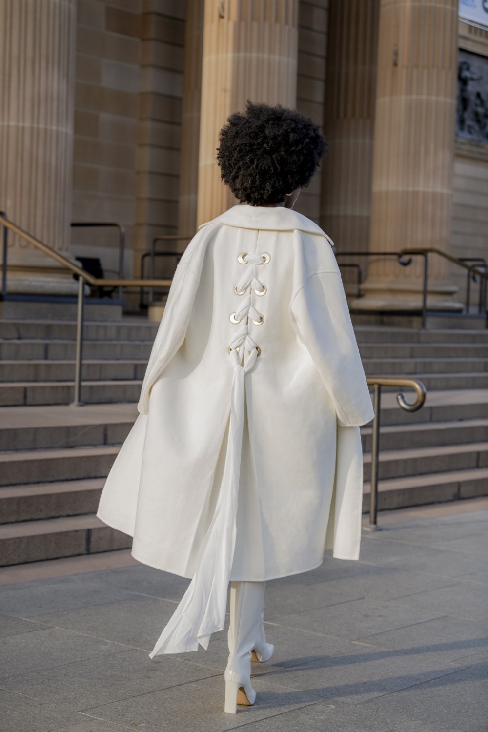 Guest attends the Aje show at Afterpay Australian Fashion Week 2023. Photo / Rachel Yabsley