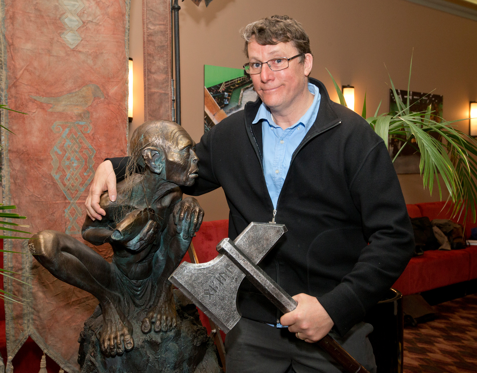 Wētā Workshop co-founder Sir Richard Taylor at a 2014 screening of The Hobbit: The Battle of the Five Armies in Wellington. Photo / Mark Mitchell