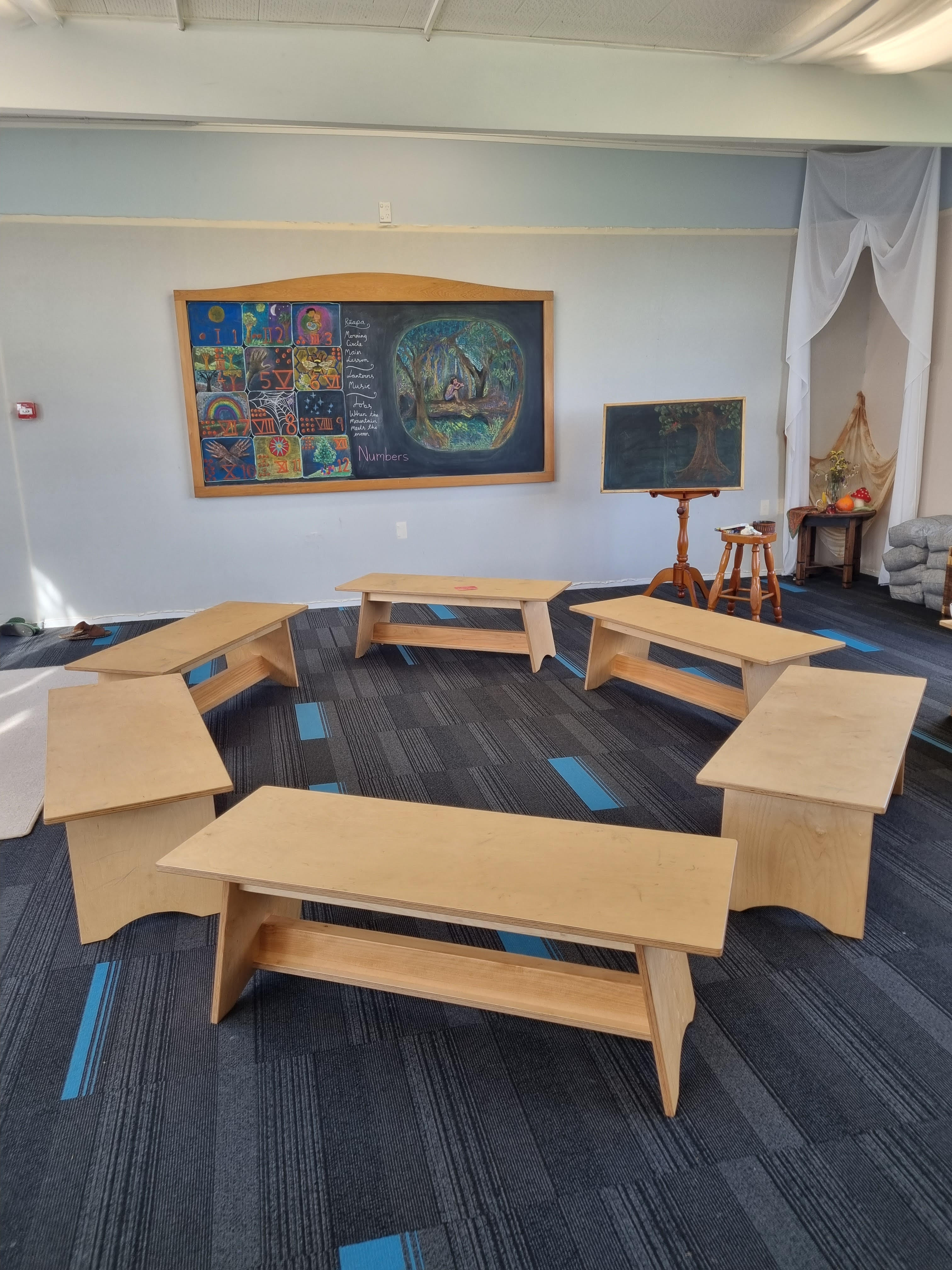 The Steiner classroom at Pakaraka School, all set up for its first 10 ten students. Photo/Supplied