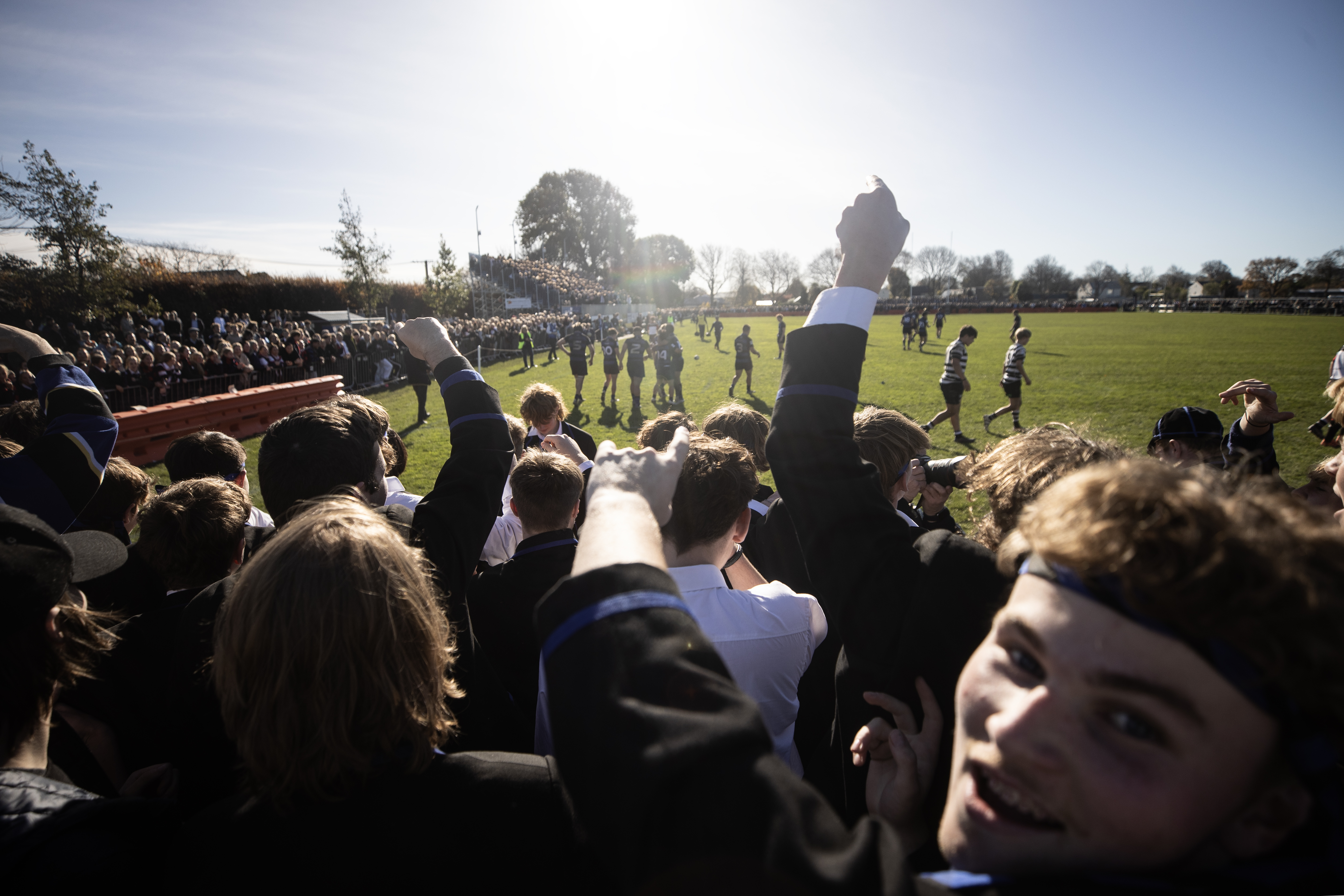 It was back-to-back wins for Christchurch Boys' High School in the annual grudge match. Photo / George Heard