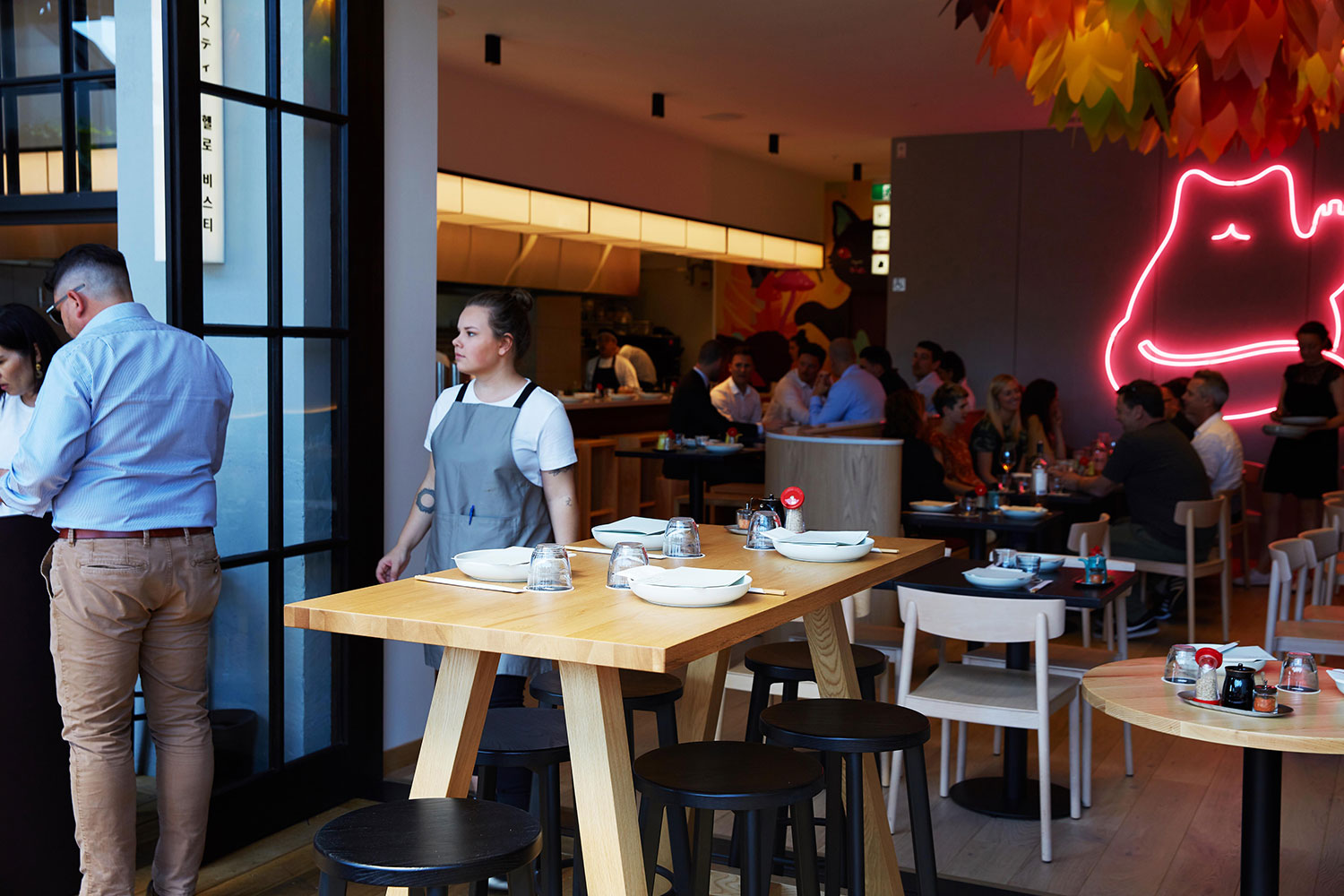 The interior of Hello Beasty in Auckland's viaduct. Photo / Rebecca Zephyr Thomas