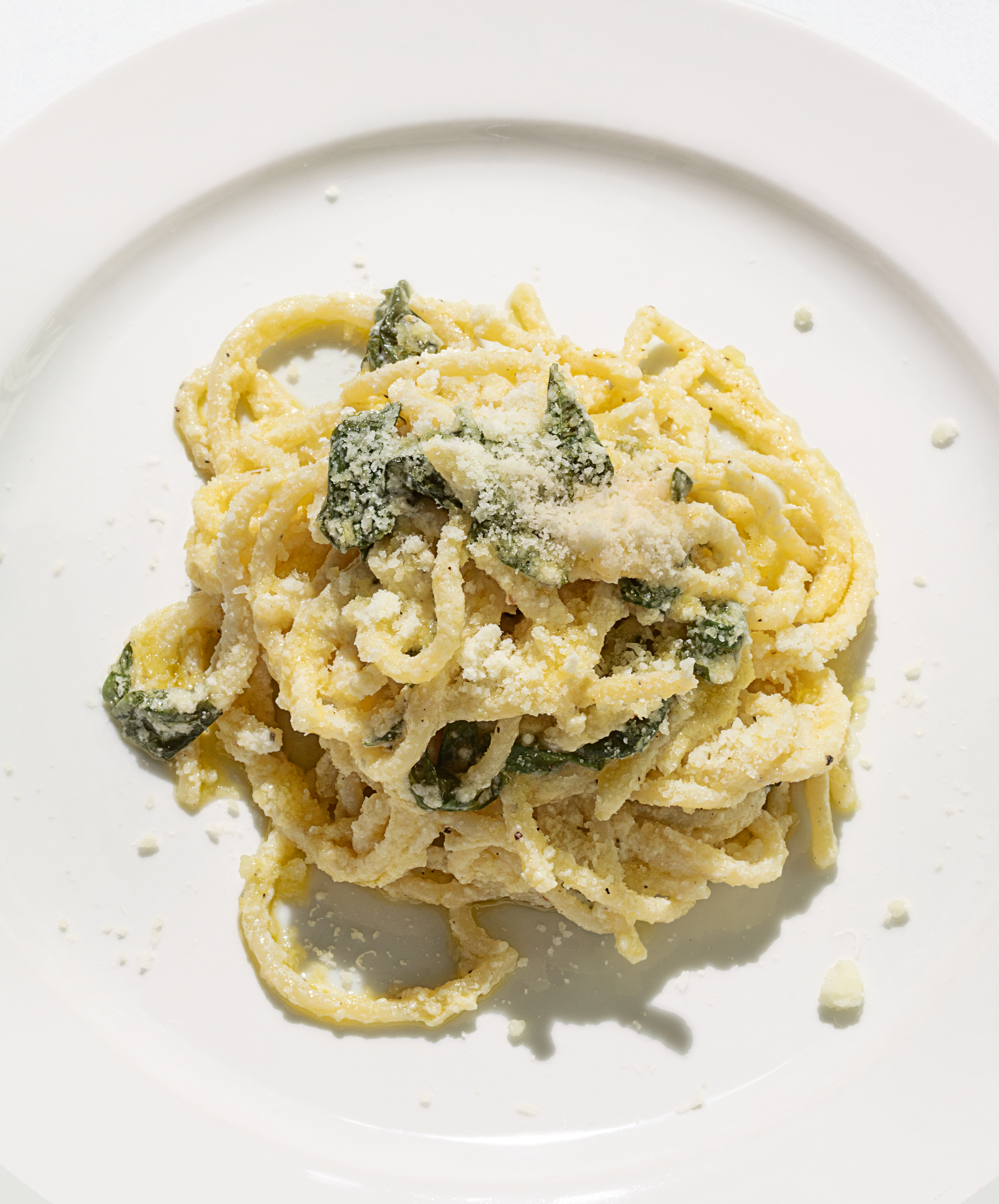 The River Cafe's spaghetti lemon. Photo / Matthew Donaldson