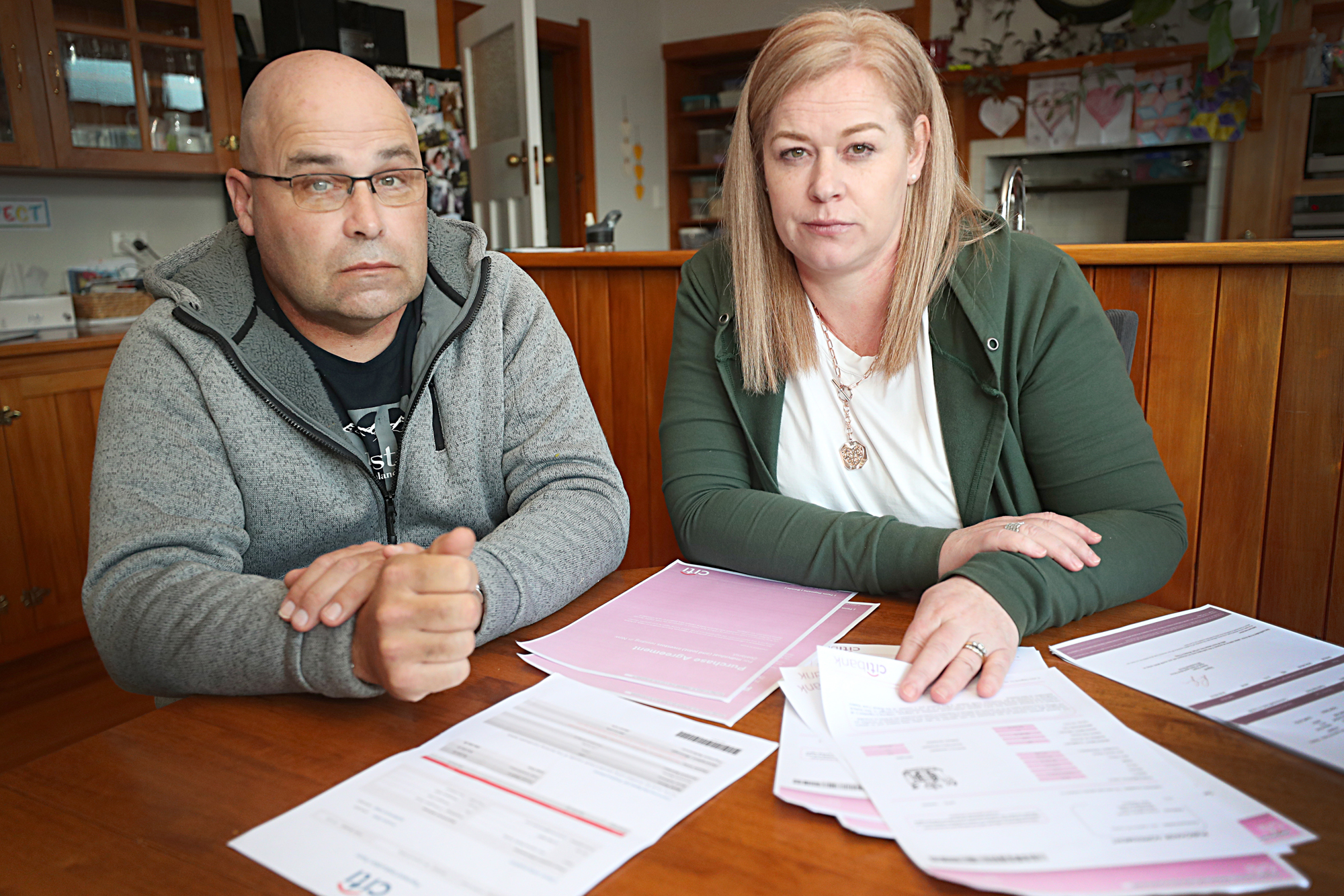 Jo Hurley lost $350,000 in a Citibank-branded investment scam while her husband Jayson was gravely ill in critical care. Photo / Bevan Conley