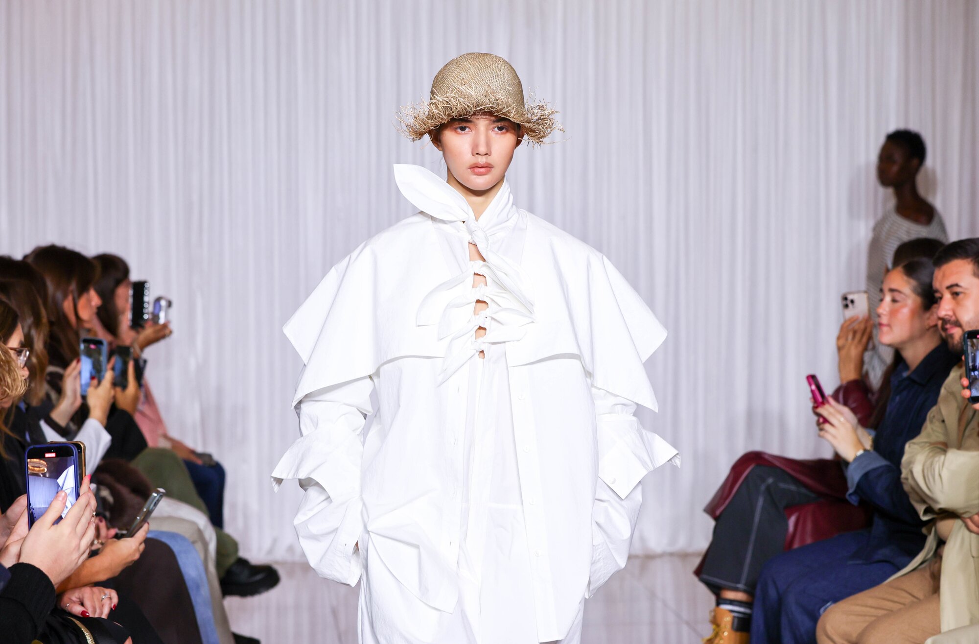 A signature cotton blouse from Rory William Docherty. Photo / Getty Images