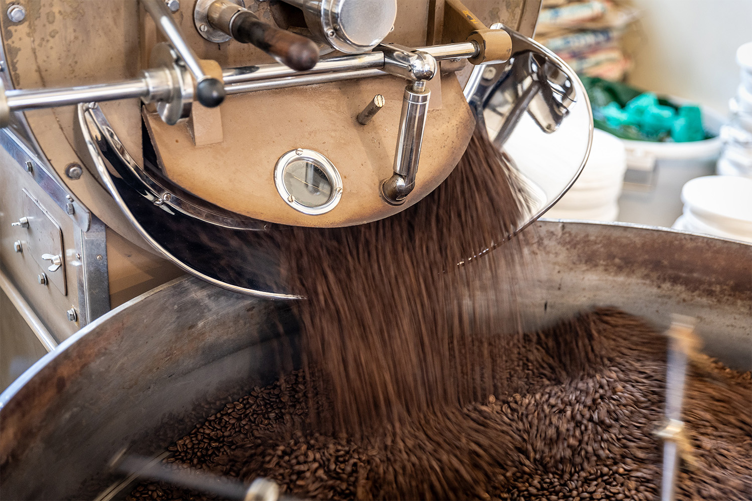 The beans are always medium roast at Miller's. Frith listens out for audible
