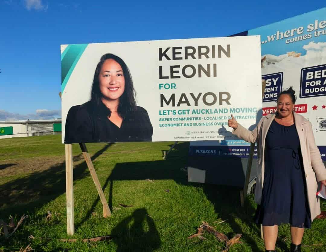 Auckland mayoralty candidate Kerrin Leoni has released her trains-focused transport policy. 