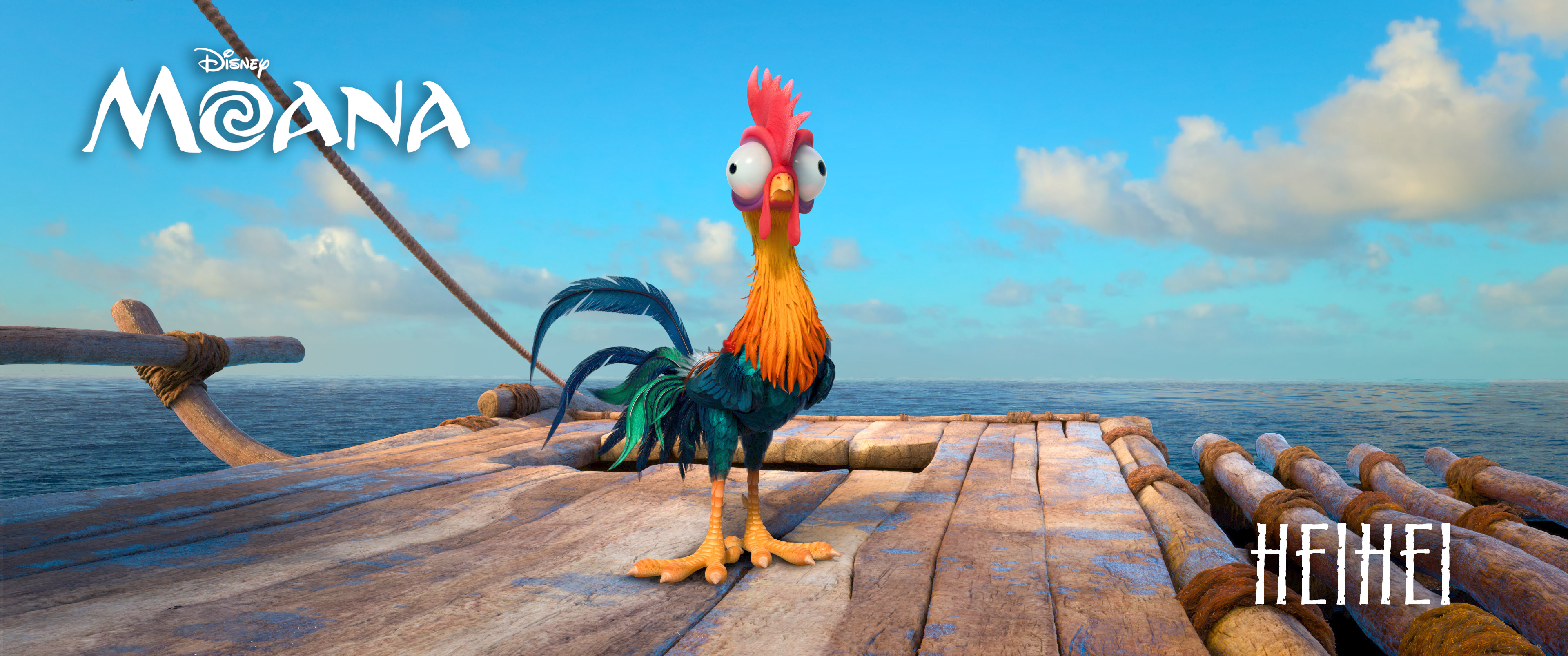 Heihei, one of the characters from upcoming Disney film, Moana.