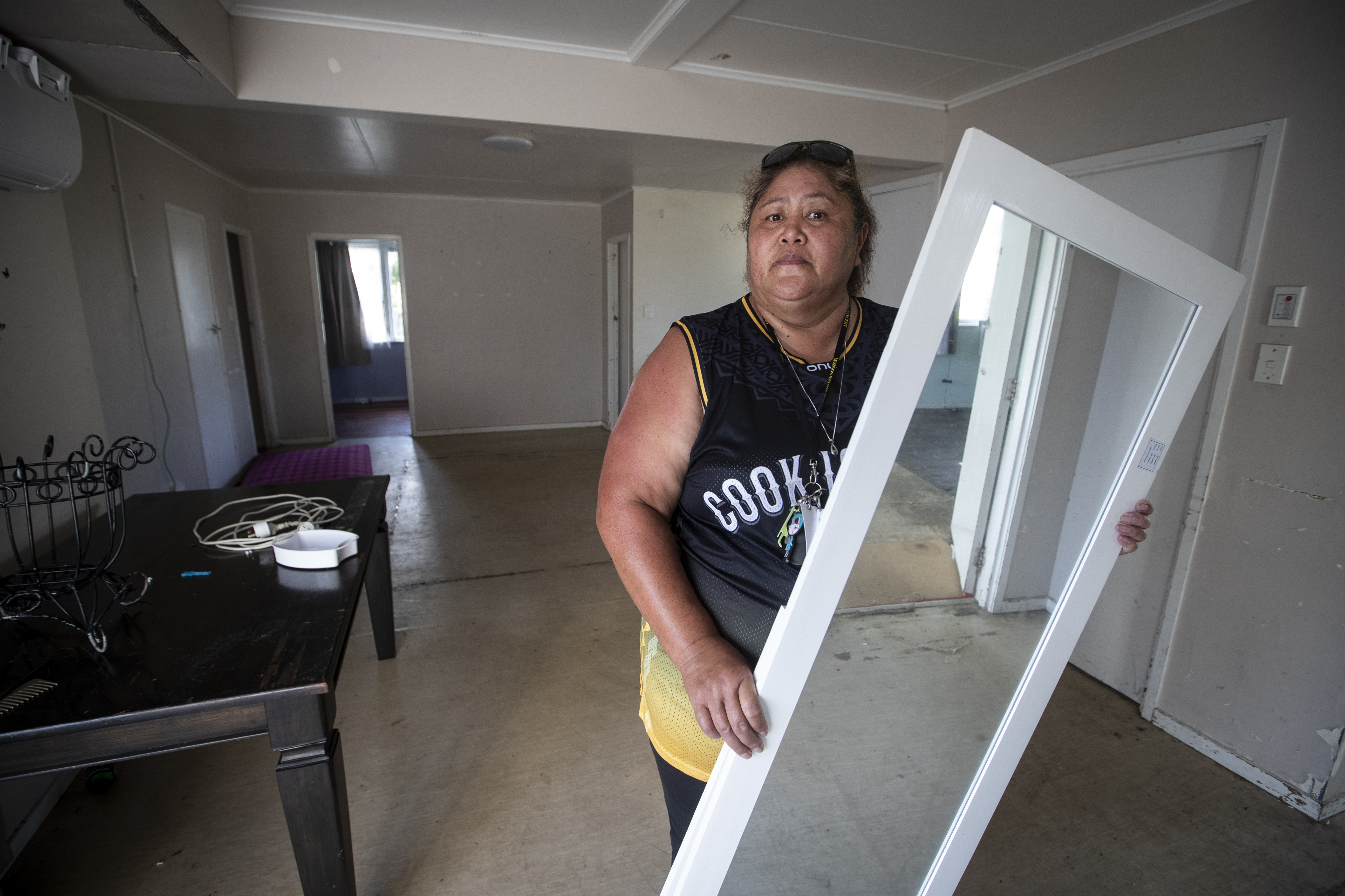 Debbie Benioni had to leave her Māngere home of 19 years and lost nearly all her possessions in the Auckland Anniversary weekend floods. The council is spending $53 million to reduce the flooding risk of 244 properties in the South Auckland suburb. Photo / Jason Oxenham
