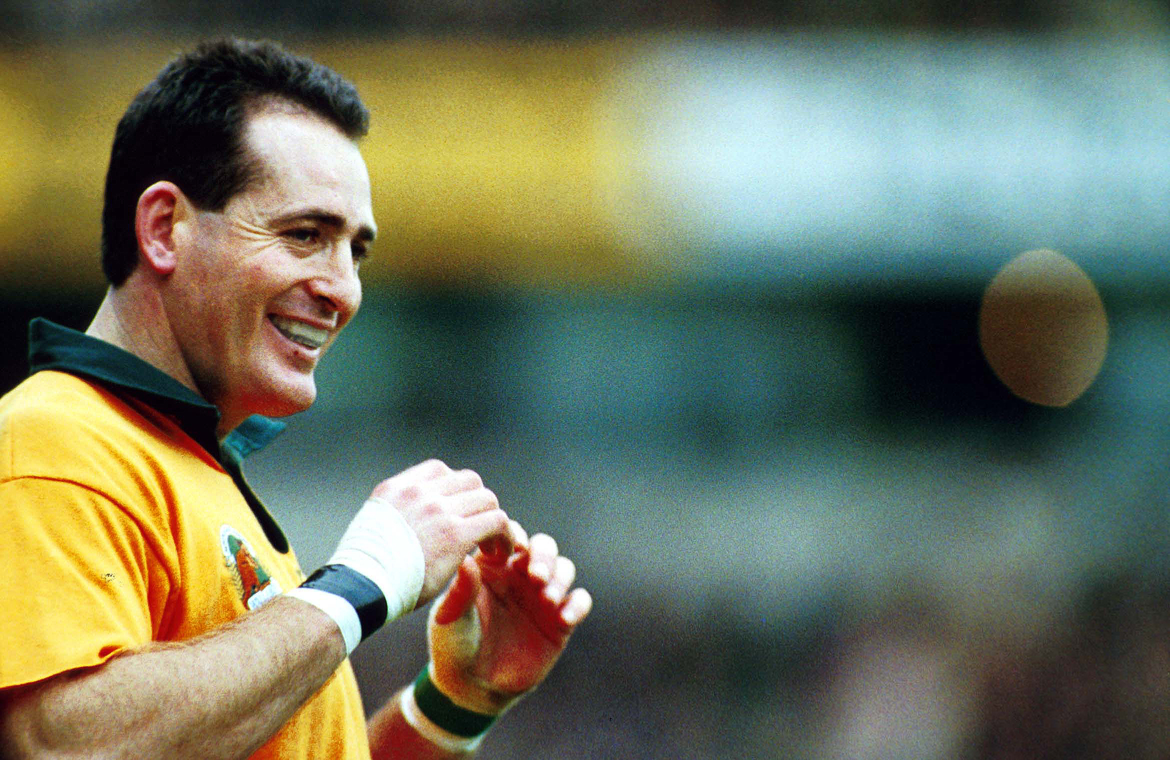 David Campese playing for the Wallabies against the All Blacks in 1991. Photo / Photosport