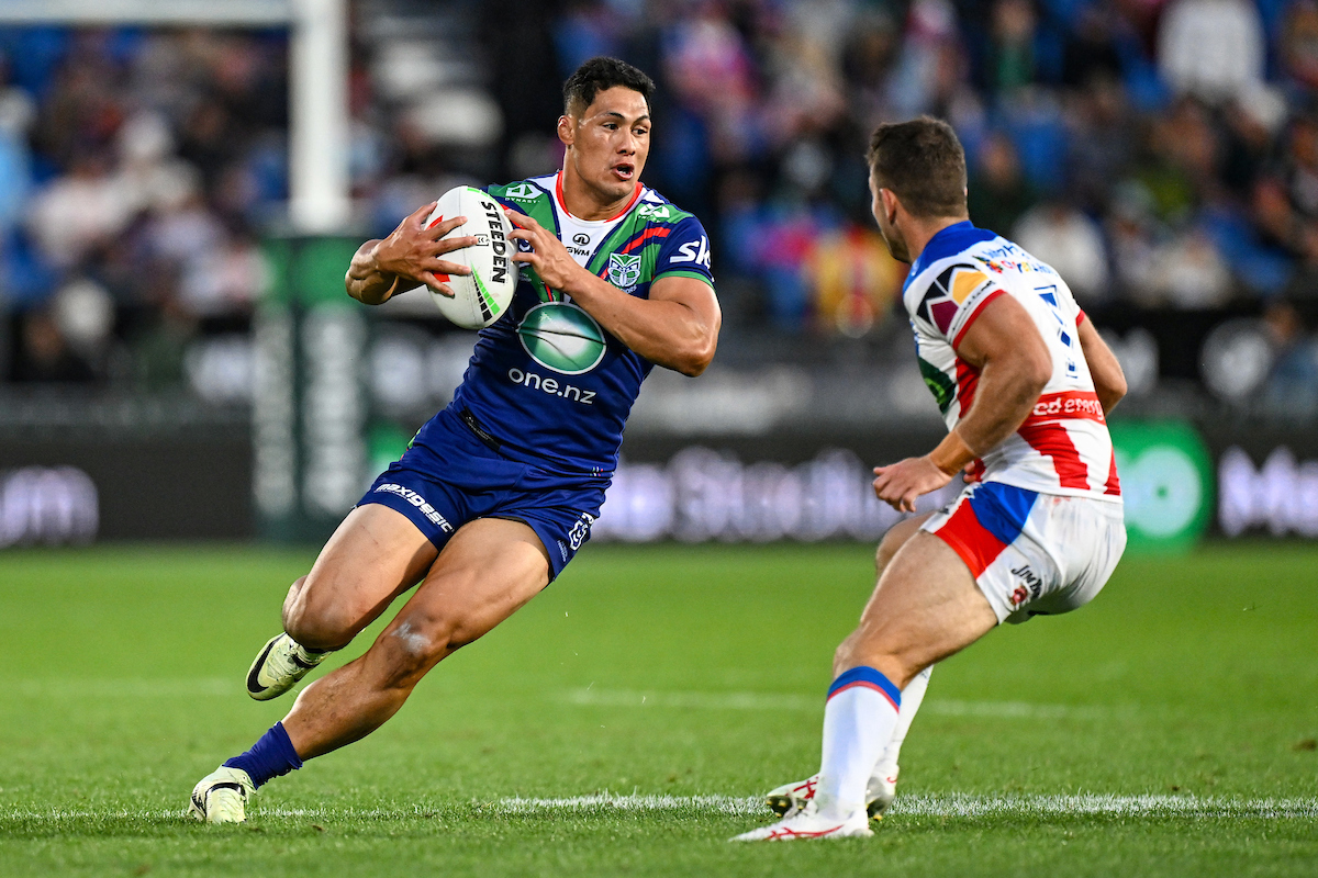 Roger Tuivasa-Sheck had a strong outing at fullback against the Newcastle Knights. Photo / Photosport