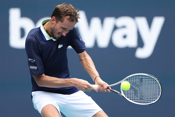 Daniil Medvedev of Russia playing in Florida. Photo / Getty Images