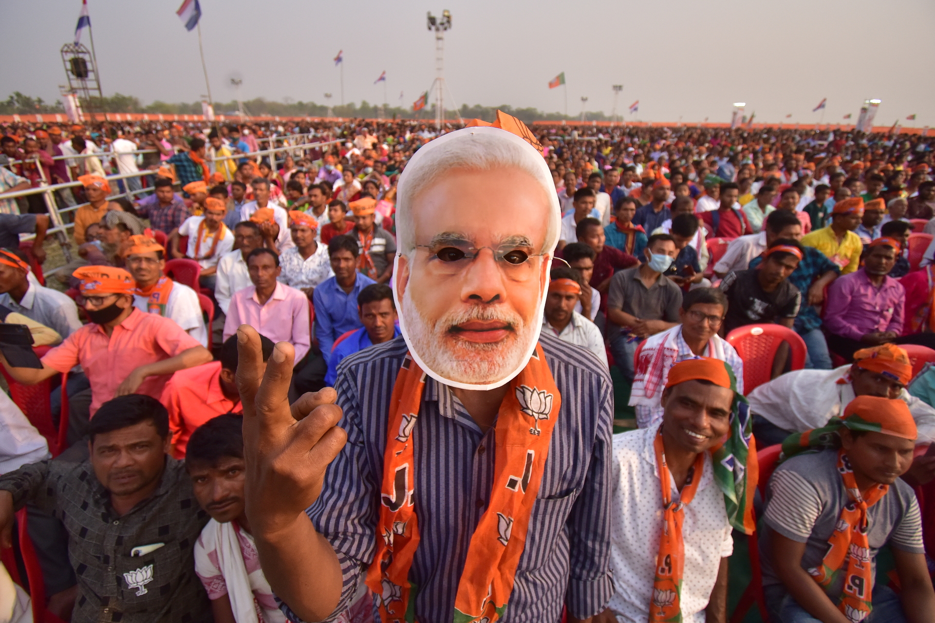 Critics say proponents of Hindutva have been emboldened by Indian Prime Minister Narendra Modi's Bharatiya Janata Party (BJP) government. Photo / Getty Images