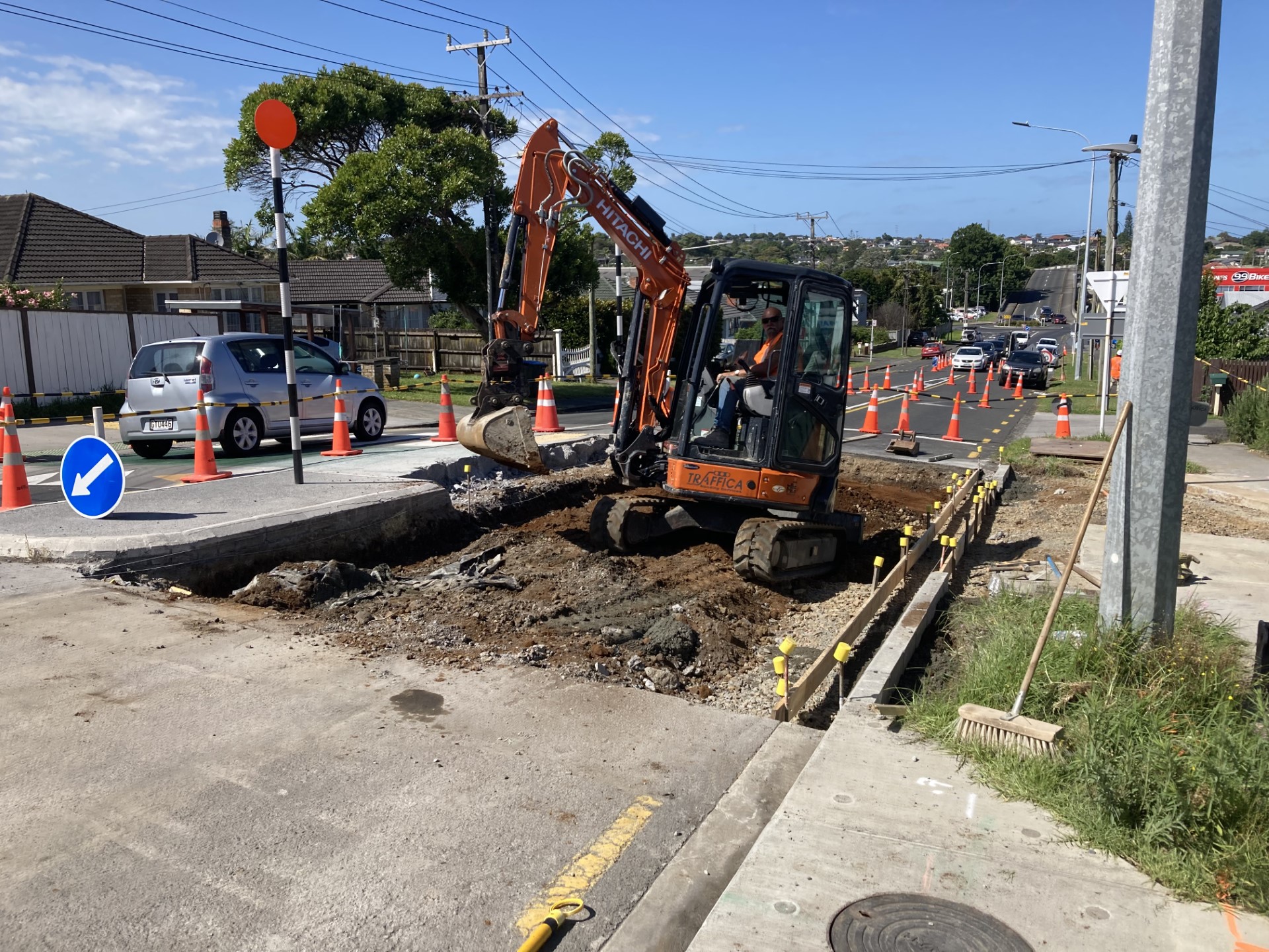 AT says the cost of installing and ripping up the pedestrian crossing at Hayr Rd in Three Kings was $600,000. Photo / Bernard Orsman