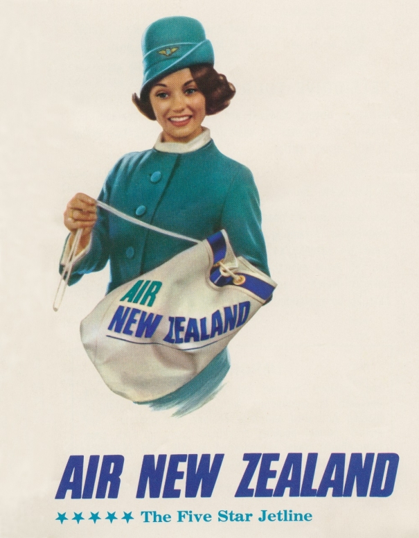 Hats off to them! The Dior-designed uniform defined the golden era of airtravel, along with immaculate detailing and accompanying hat. Photo / Air New Zealand