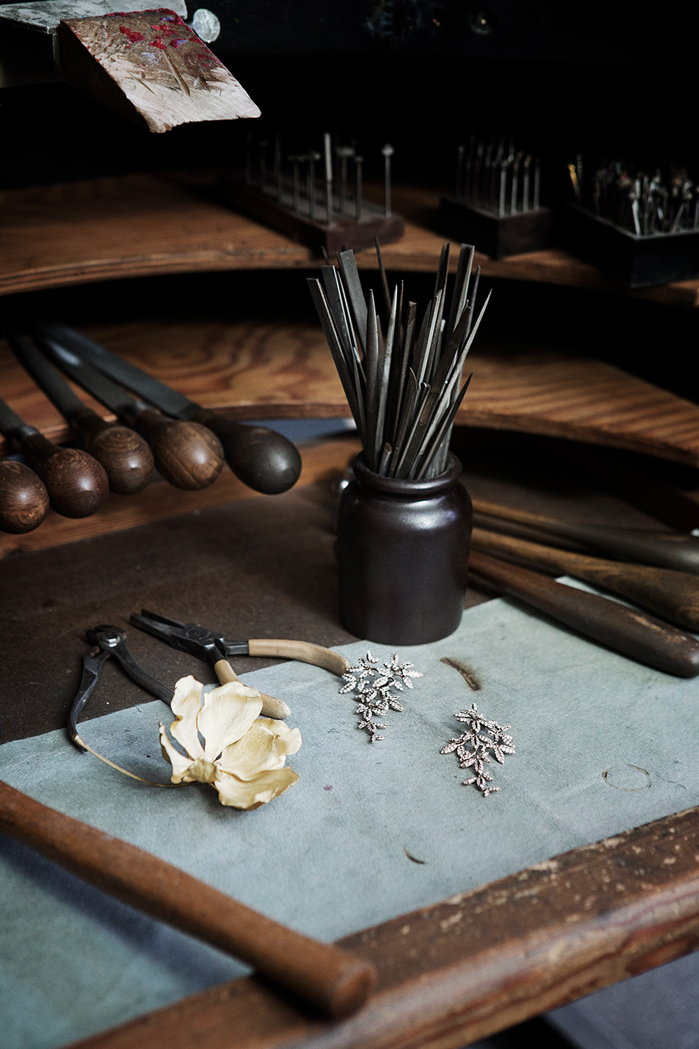 Pieces from the Leaves collection.