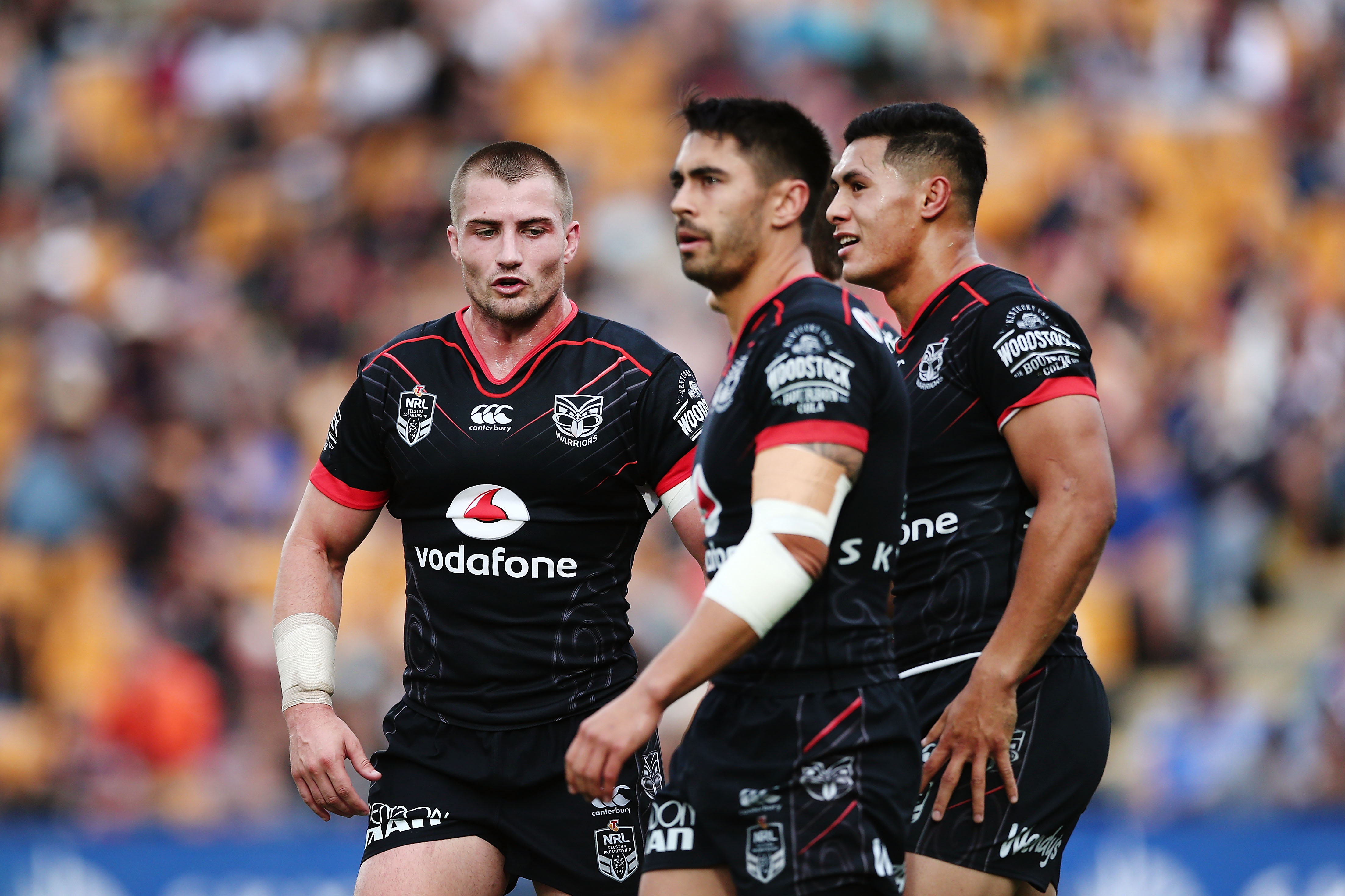 Kieran Foran, Shaun Johnson and Roger Tuivasa-Sheck are among the big signings made by the Warriors over the years. Photo / Getty Images