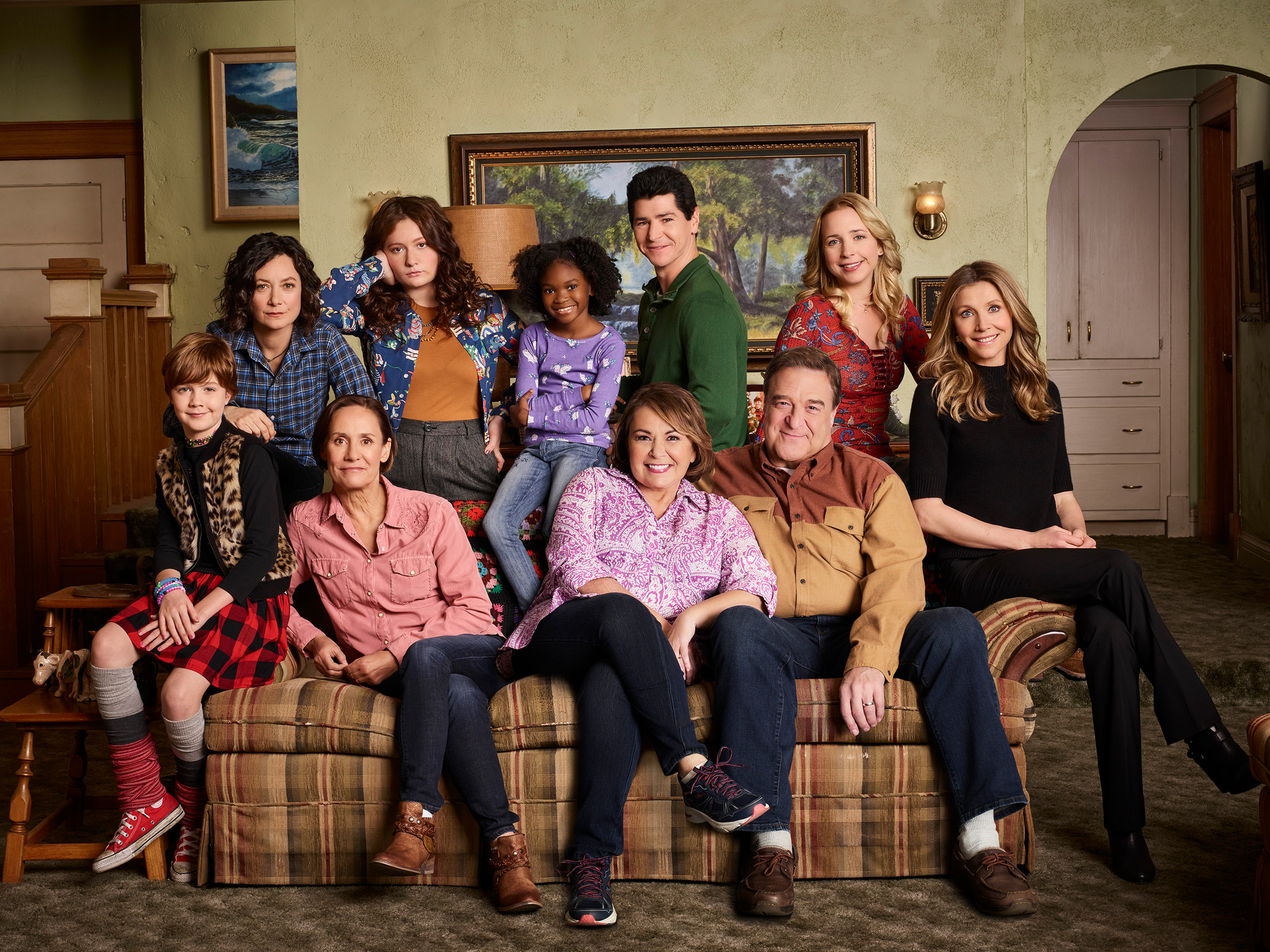 ABC's cast of Roseanne. Photo / Getty 