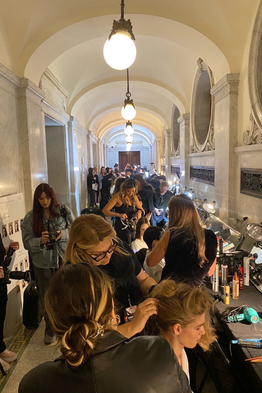 A snapshot of the hustle backstage at PatBO.