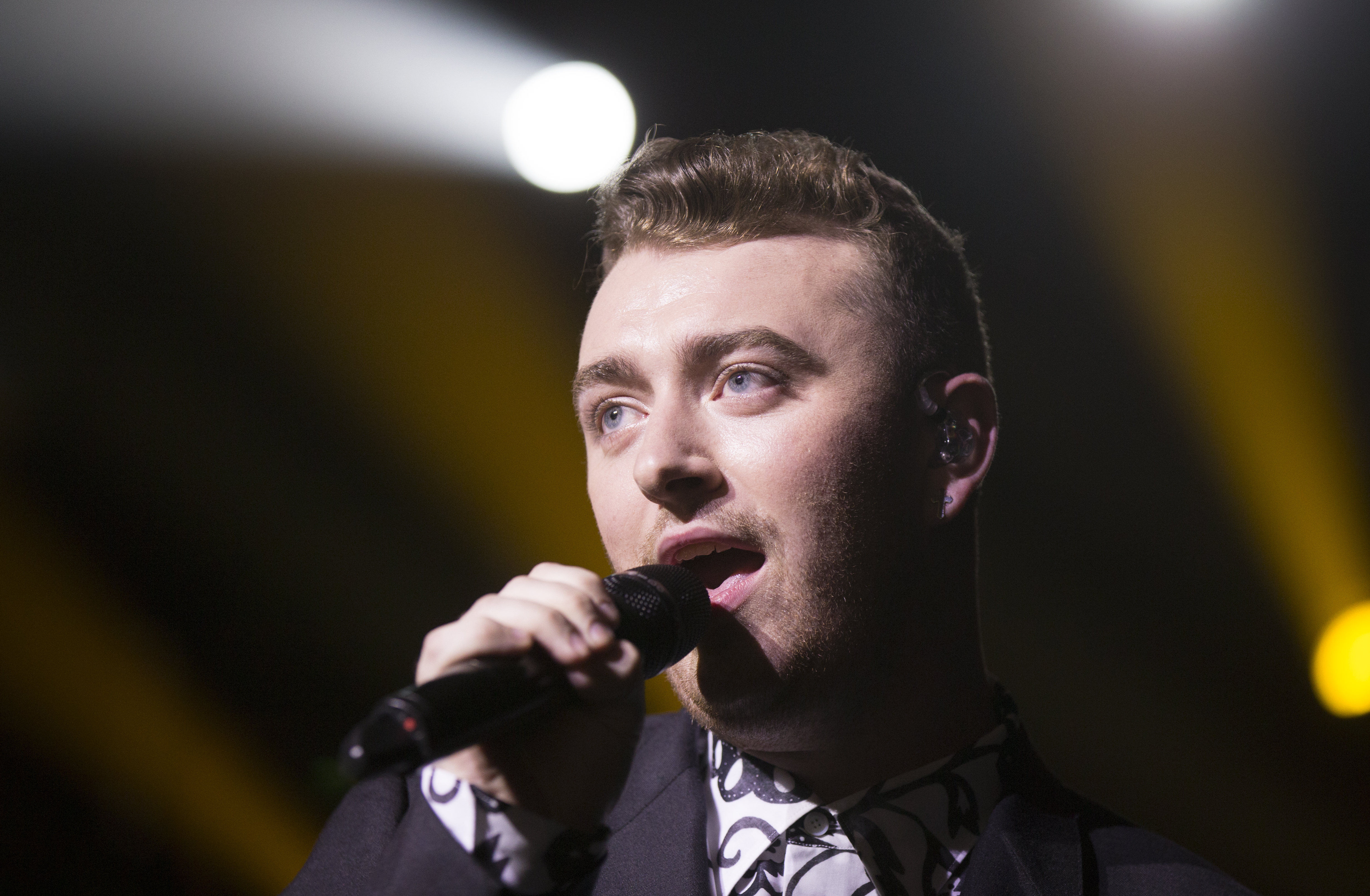 British artist Sam Smith performs at Vector Arena, Auckland in 2015. PHOTO/FILE