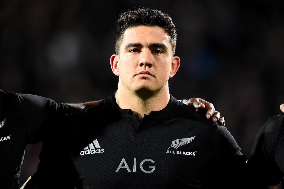 Codie Taylor, pictured ahead of his test debut against Argentina in 2015. Photo / Photosport