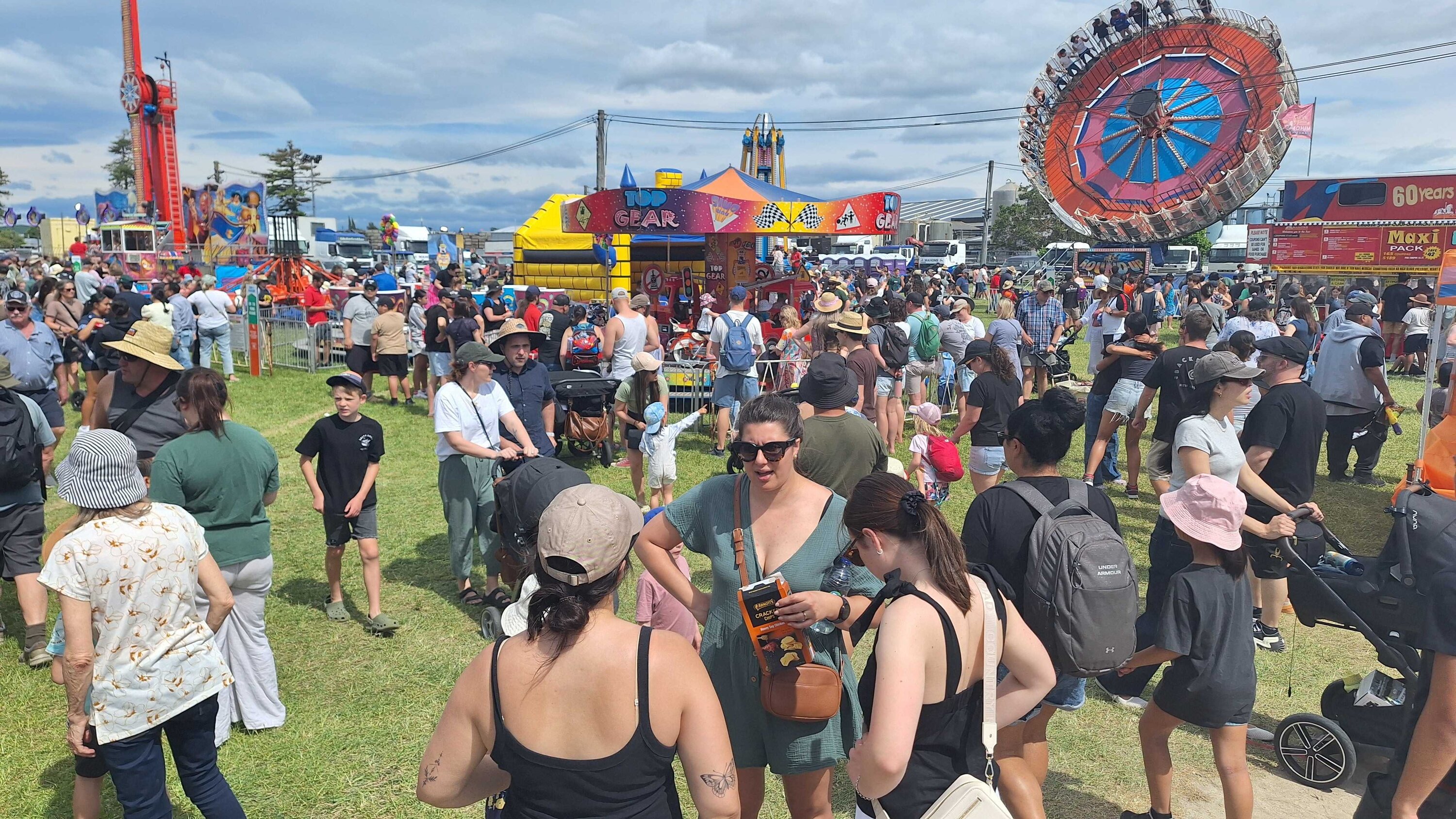 Big crowds gathered on the final day of the 2024 Hawke's Bay A&P Show. Photo / Michaela Gower
