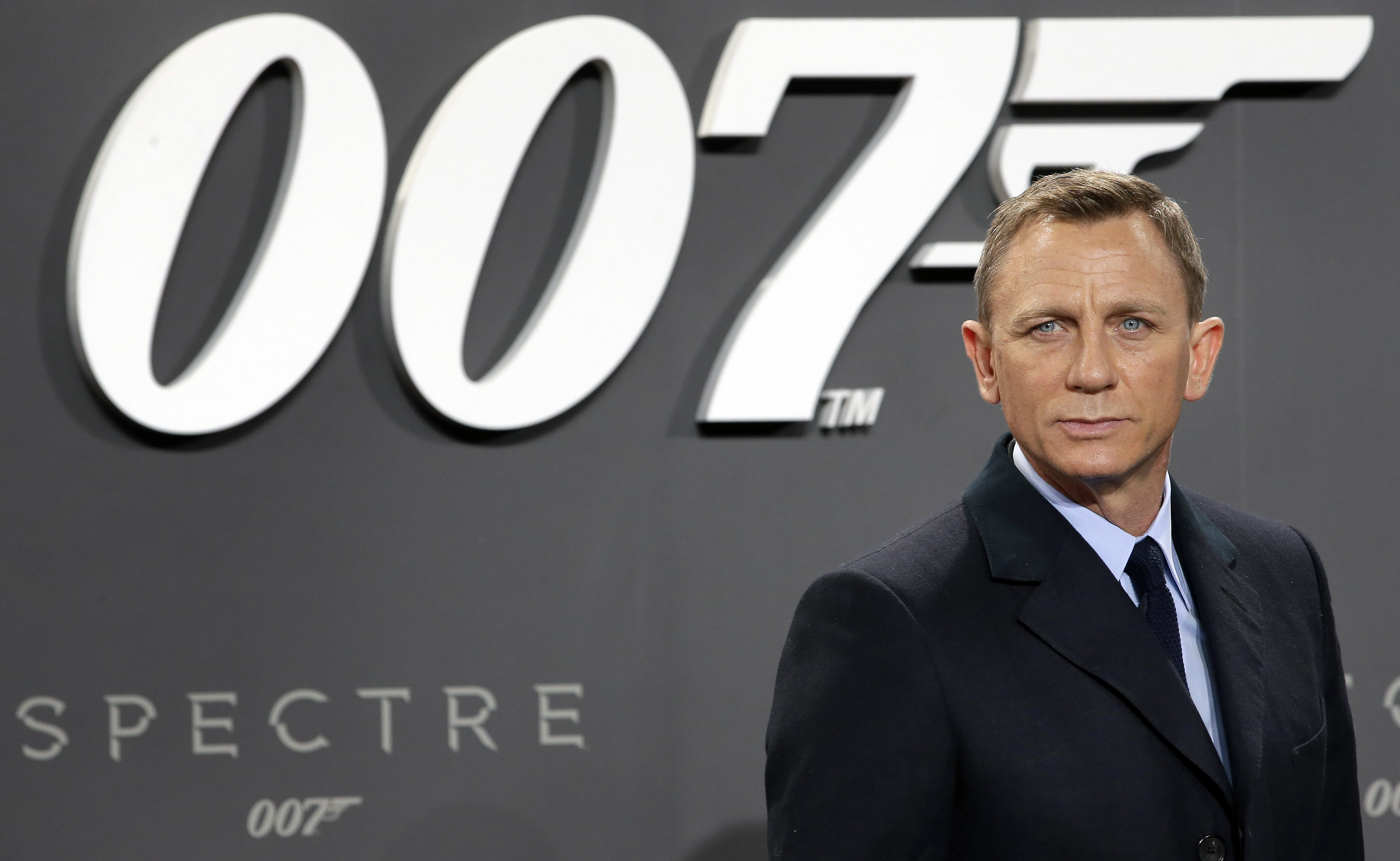 Actor Daniel Craig arrives for the German premiere of the James Bond movie Spectre in Berlin in 2015. Photo / AP